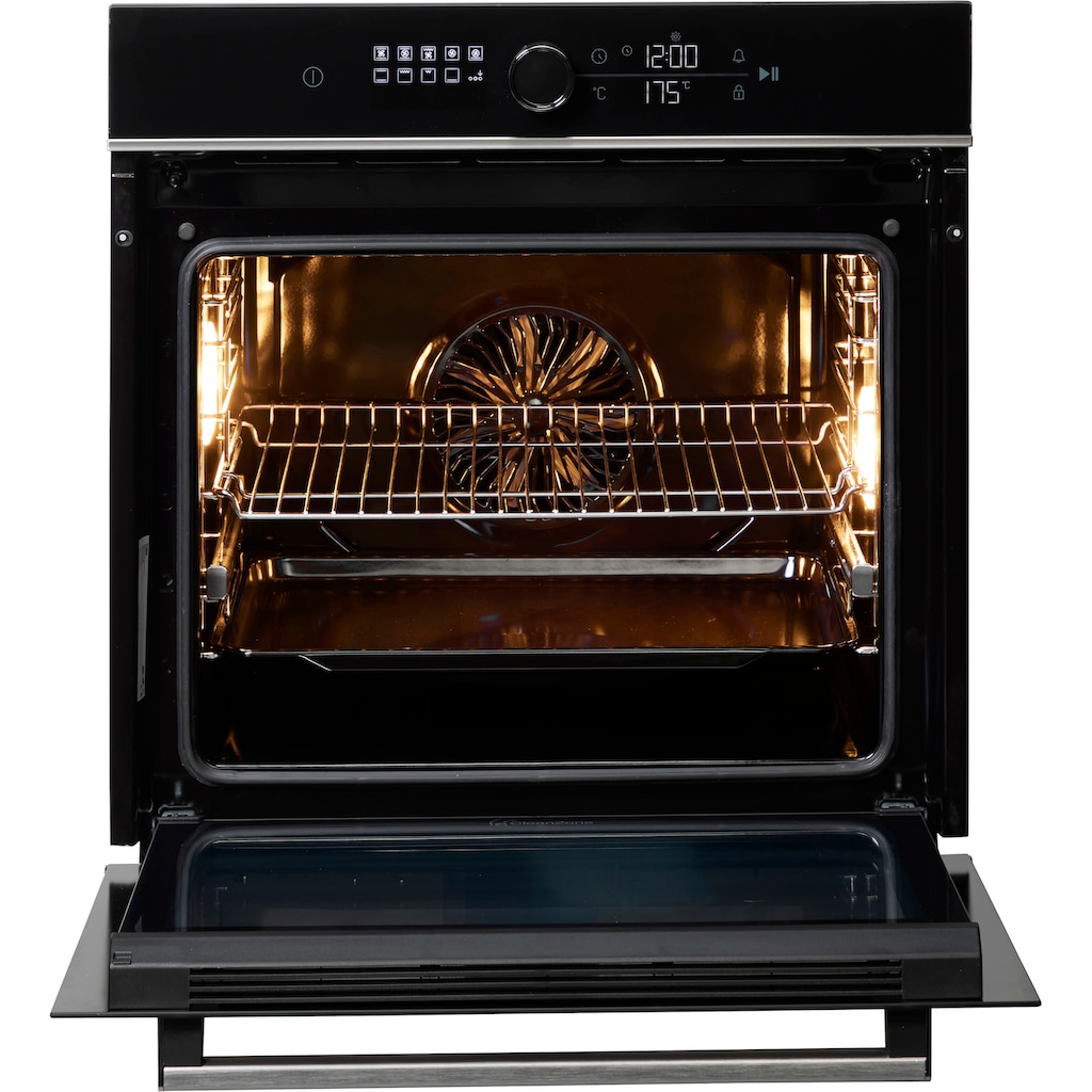 BEKO Einbaubackofen »BBIM13400XS«, BBIM13400XS, mit 1-fach-Teleskopauszug, SteamShine