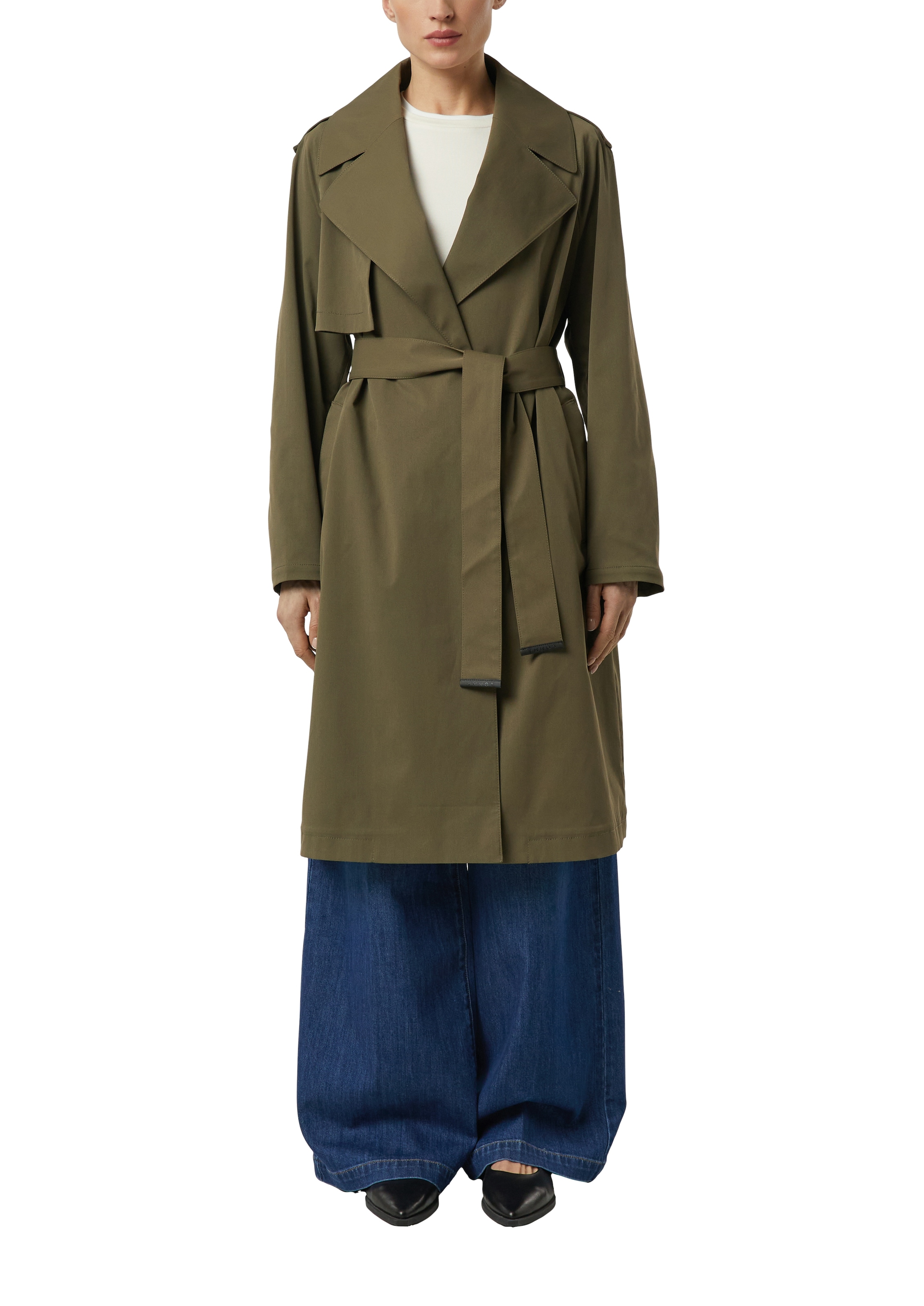 Comma Trenchcoat mit Bindegürtel günstig online kaufen