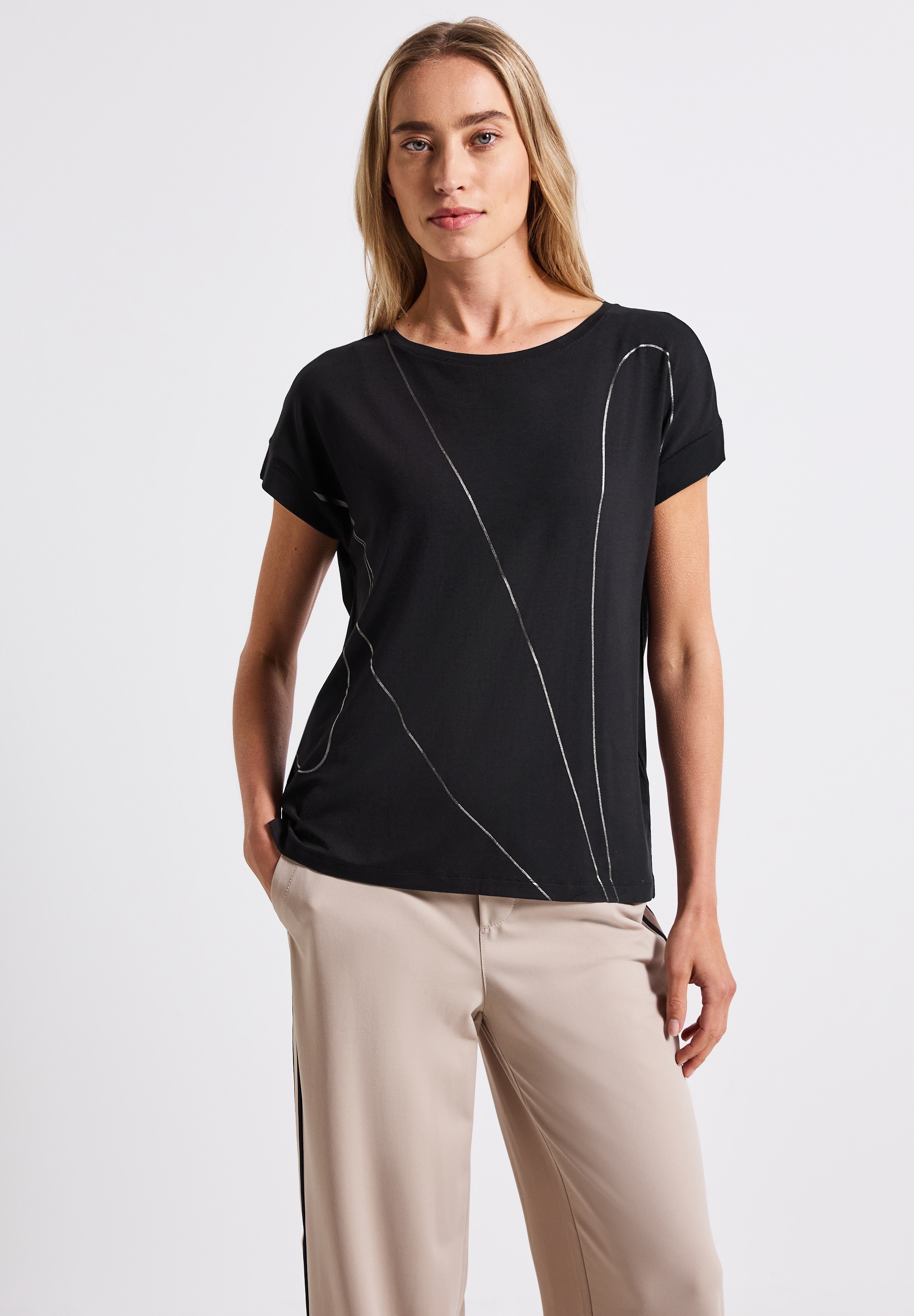 STREET ONE T-Shirt, aus softer Viskose günstig online kaufen