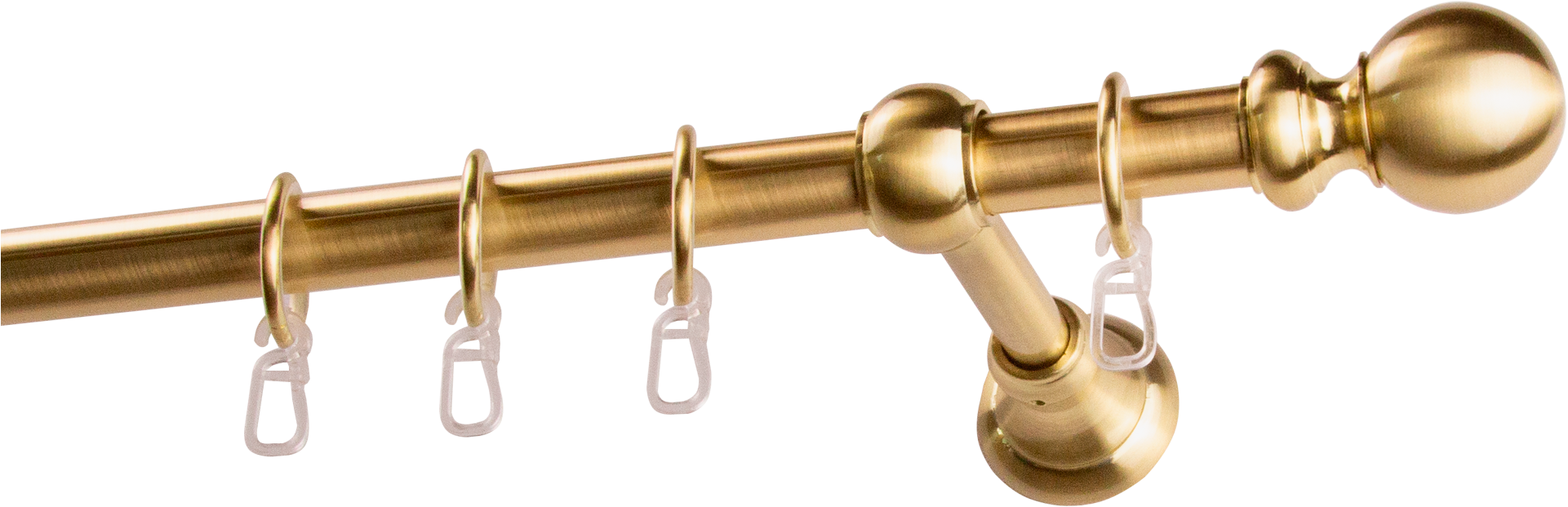 GARESA Gardinenstange "ANDREA" Ø 20 mm 1 läufig-läufig Wunschmaßlänge;Träge günstig online kaufen