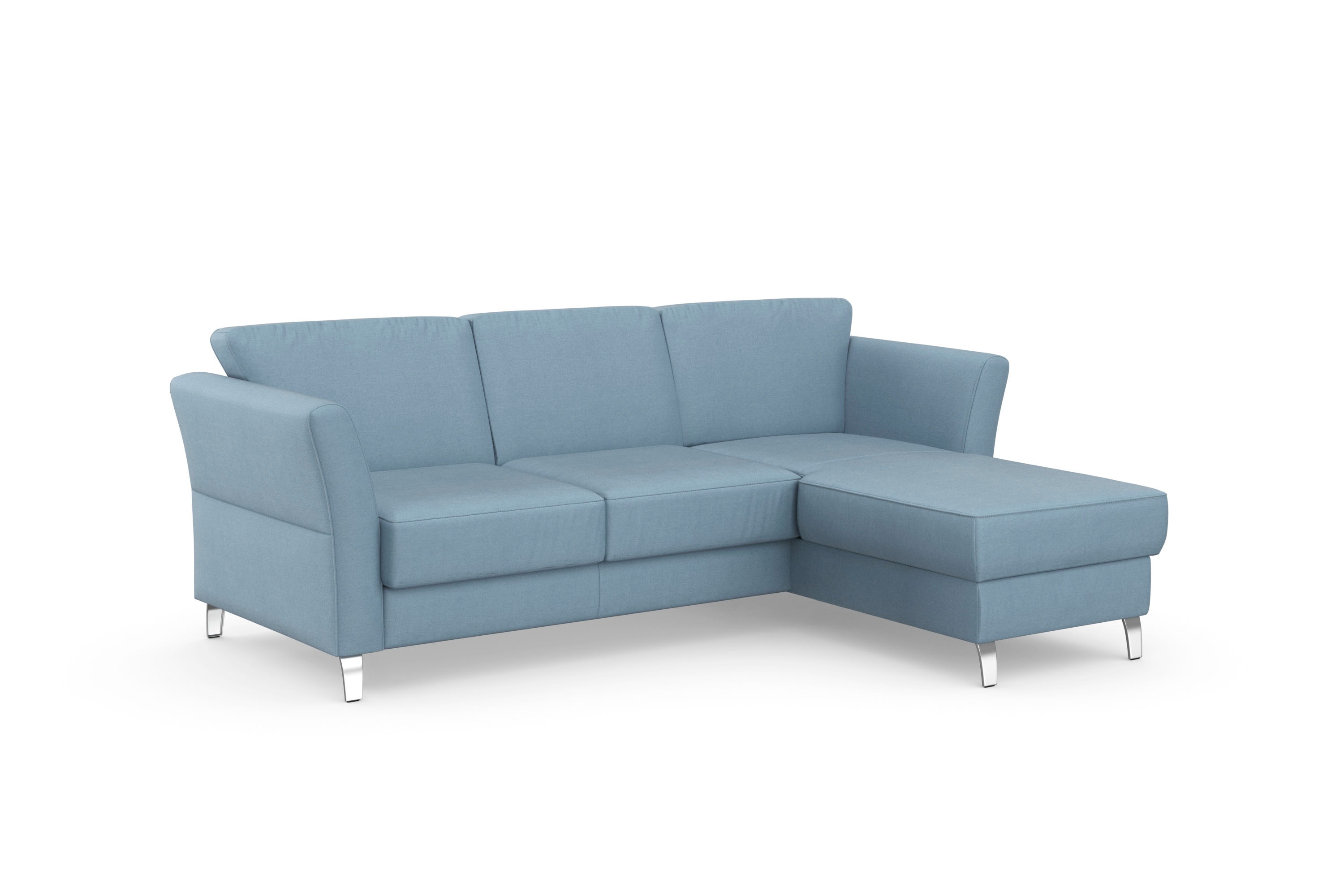 Thumbnail - sit&more Ecksofa "Visby L-Form", wahlweise mit Bettfunktion und Bettkasten, frei im Raum stellbar