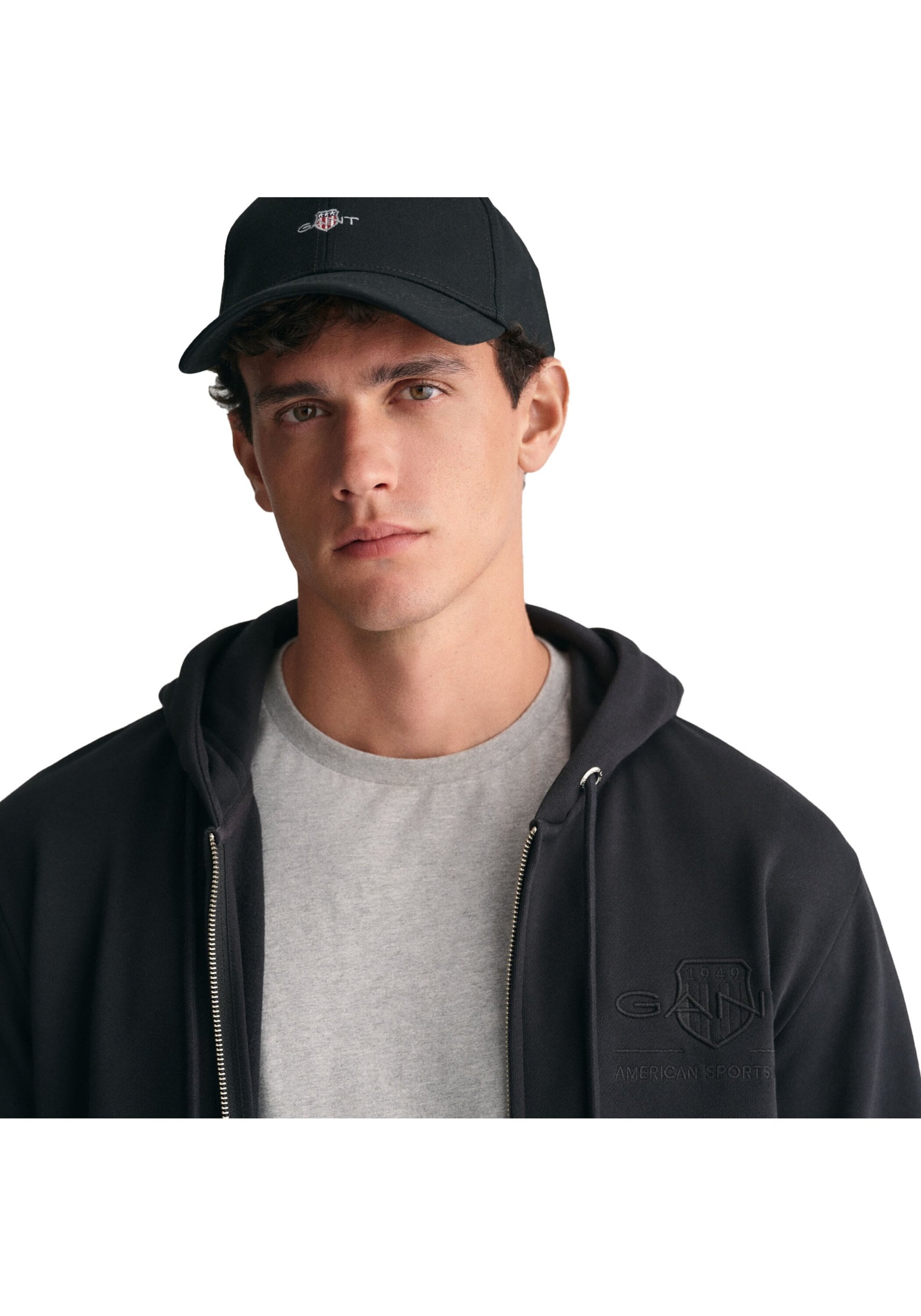 Gant Sweatshirt »Sweatjacke REGULAR TONAL SHIELD FULL ZIP HOODIE«