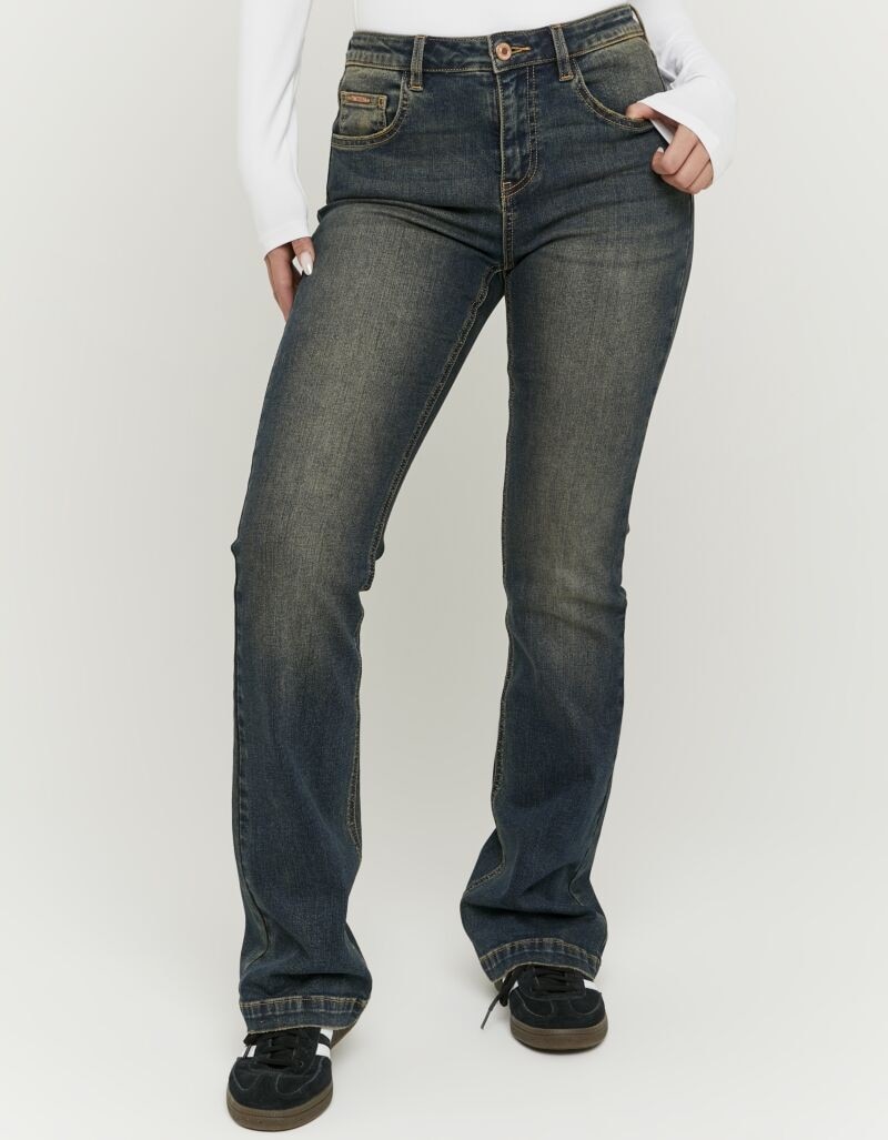 Tally Weijl Bootcut-Jeans "SPADEBOOTY" Baumwollmischung, Mid Waist günstig online kaufen