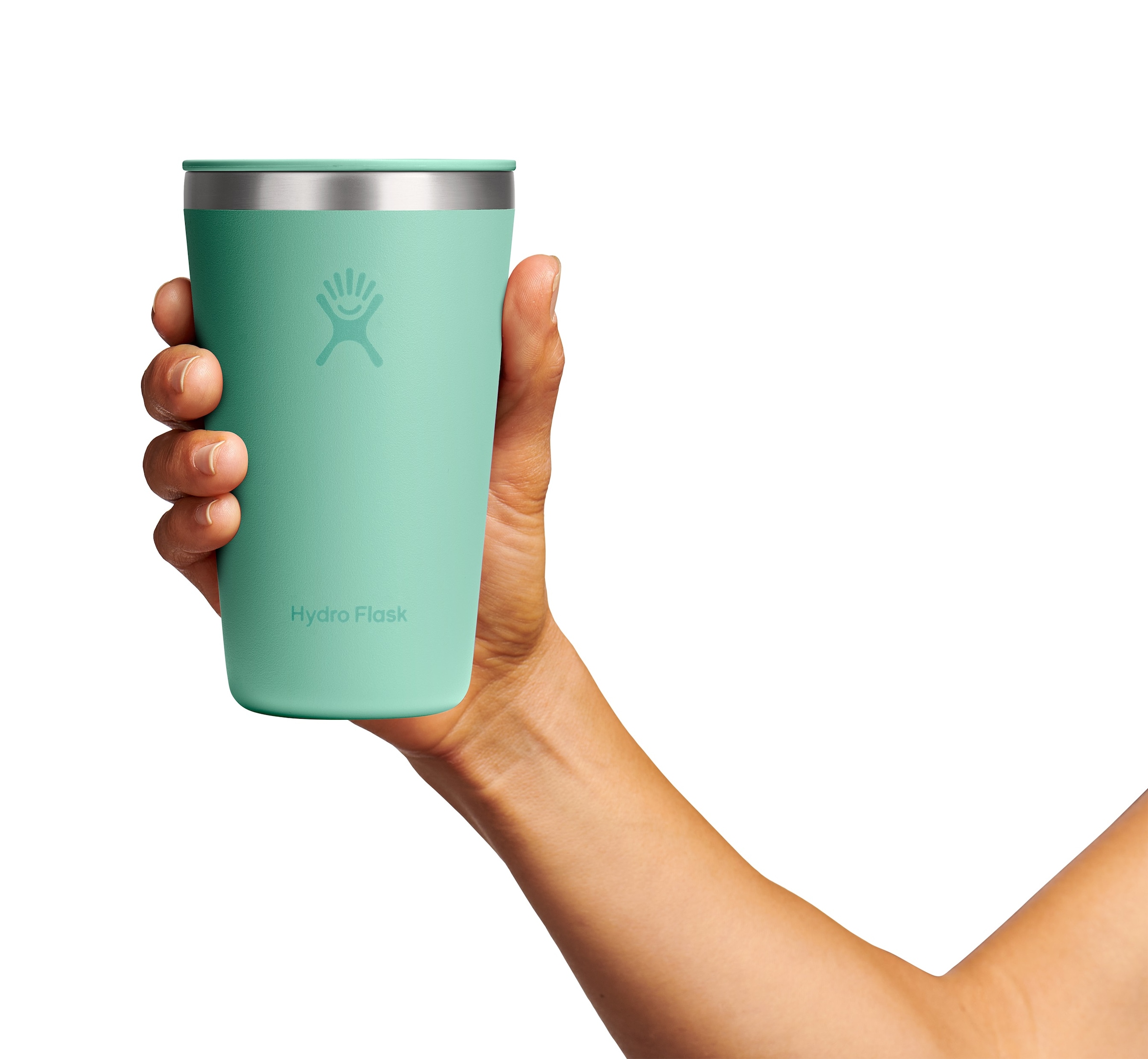 Hydro Flask Thermobecher »16 OZ All Around Tumbler Press-In Lid, 473 ml« Kompatibel mit Trinkhalmdeckel und verschließbaren Eindrückdeckel