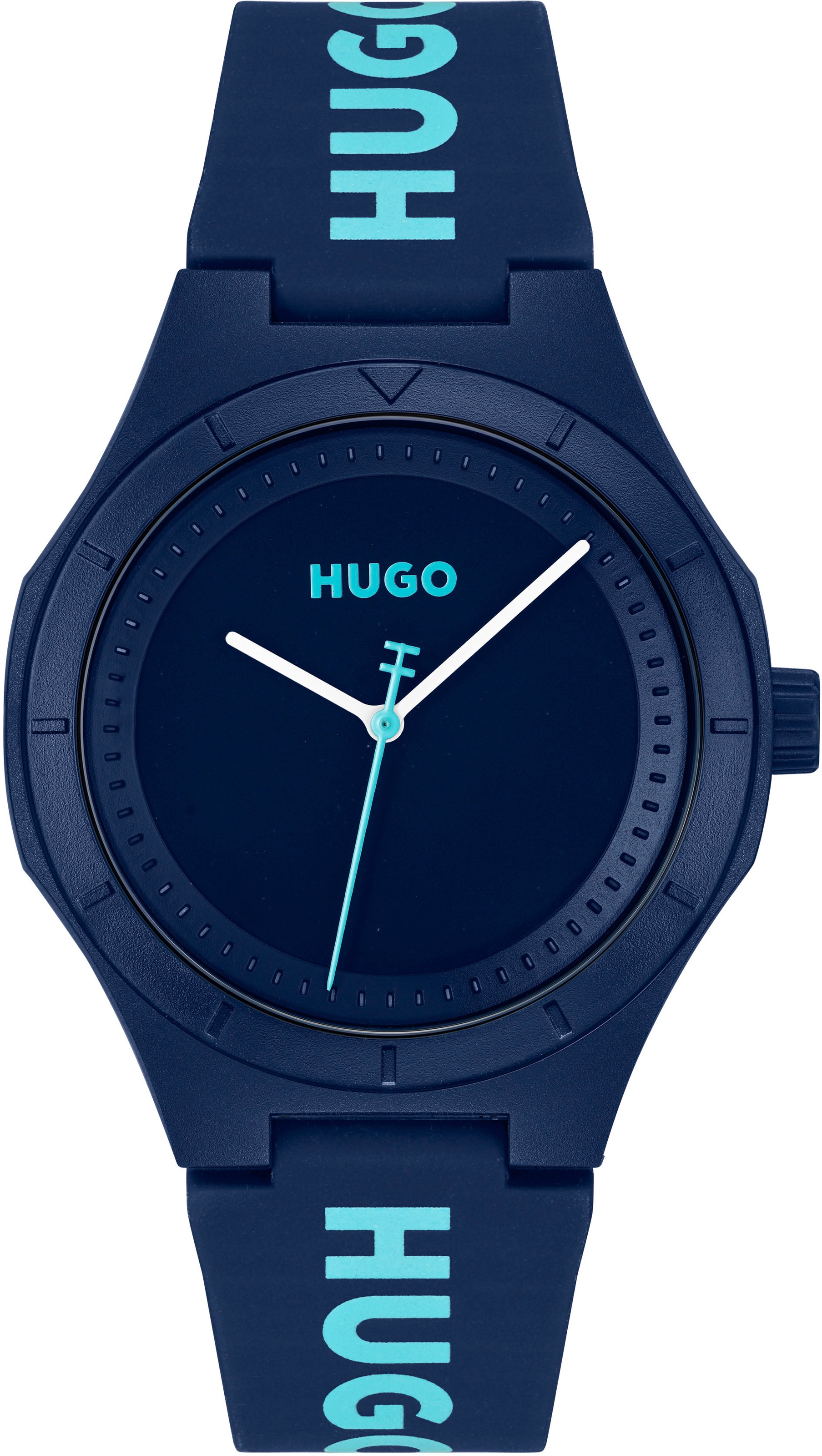 HUGO Quarzuhr »#LIT FOR HIM«, Armbanduhr, Herrenuhr, Mineralglas, anlog