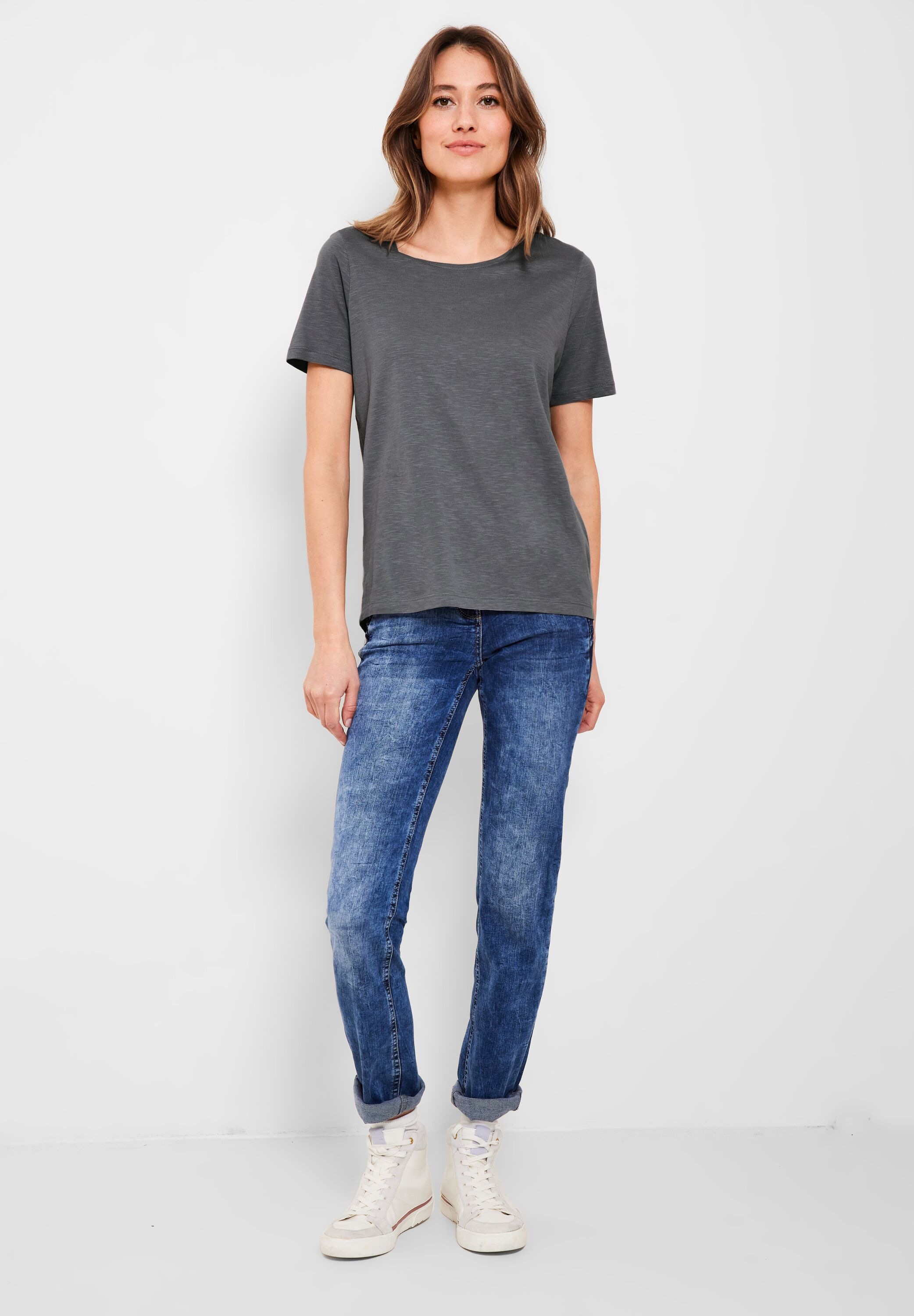 Cecil T-Shirt, aus reiner Baumwolle