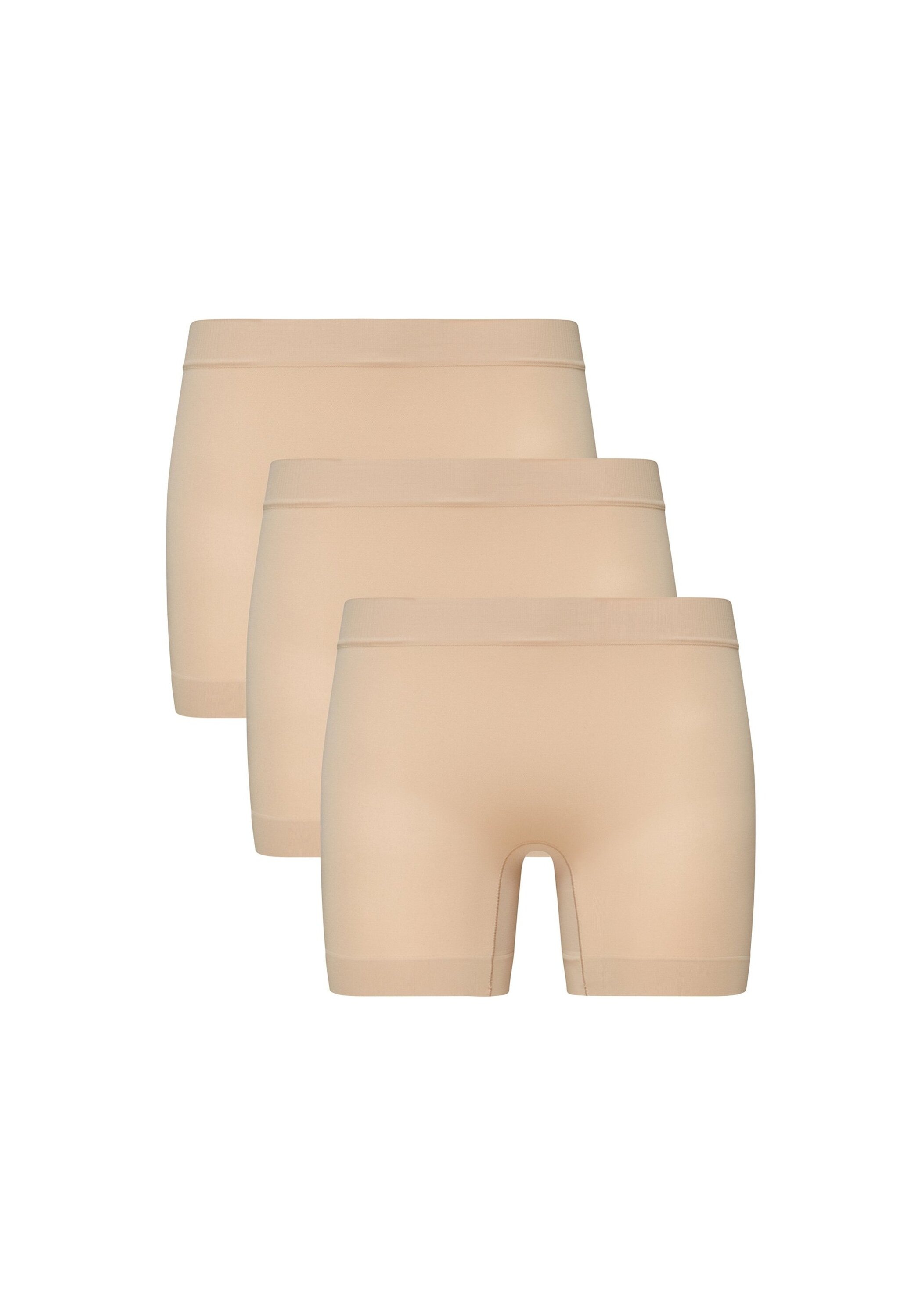 JOCKEY Damen Panty "Panty Skimmies Short Length Slipshort 3er Pack", Gr. M, beige, Obermaterial: 85% Polyamid PA. 12% Elasthan EL. 3% Baumwolle CO.,