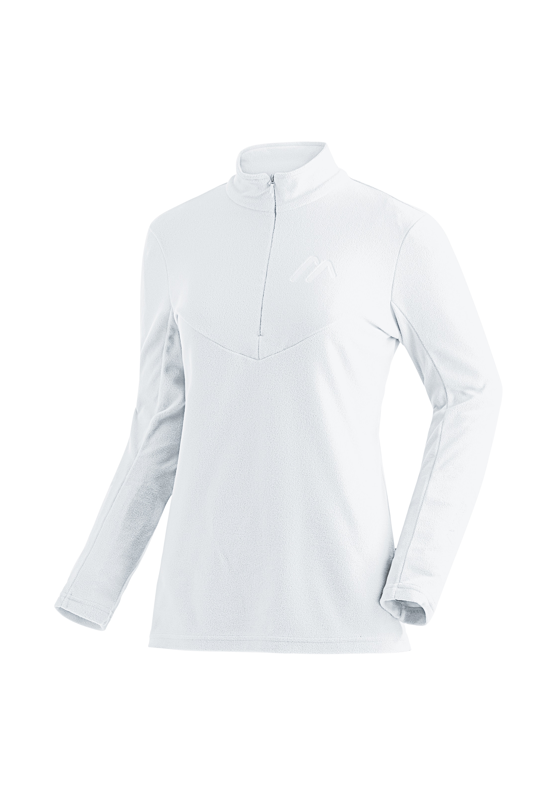 Maier Sports "Denise HZ W", Damen Midlayer, pflegeleichtes Half-Zip Fleece