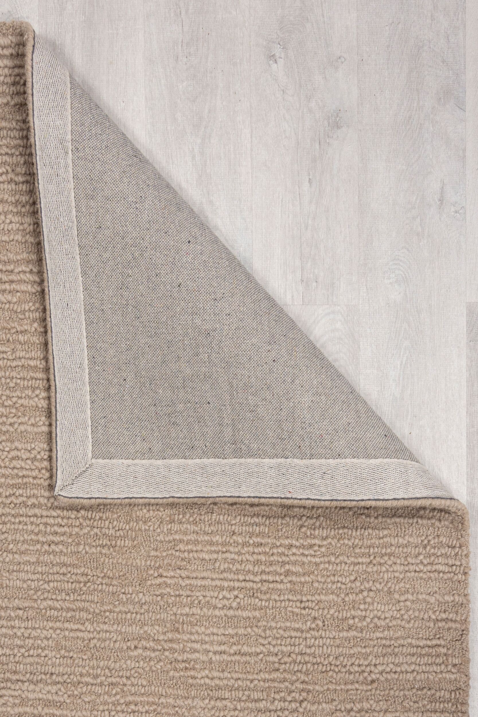 Wollteppich FLAIR RUGS "Harris Boucle", beige (natur), B:160cm H:12mm L:230cm, Wolle, Teppiche, handgefertigt 2