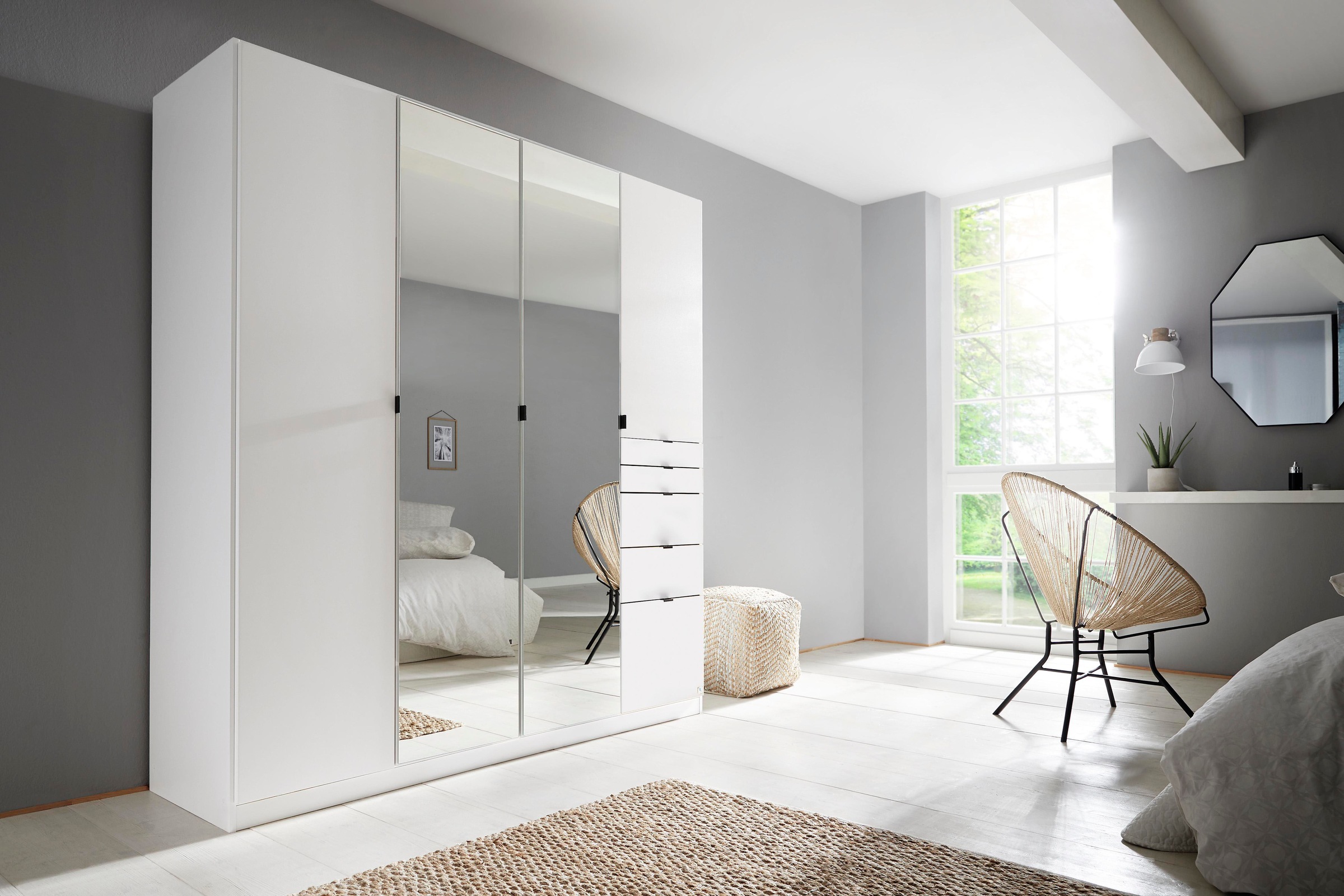 rauch Drehtürenschrank "Kleiderschrank Schrank Garderobe Wäscheschrank Ankl günstig online kaufen