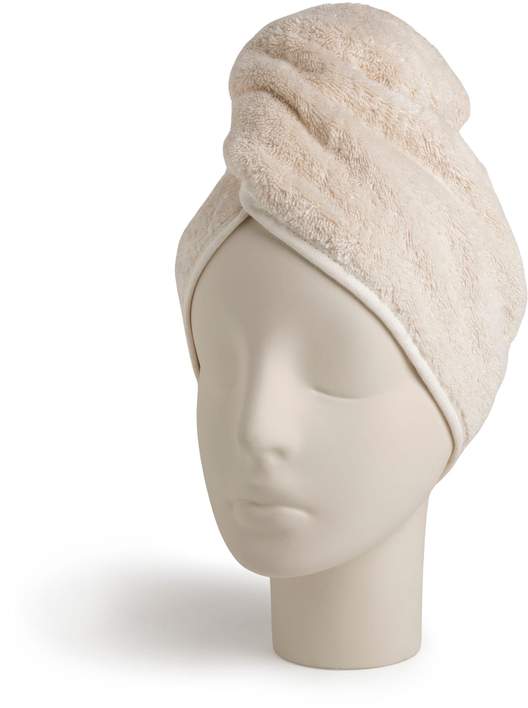 Möve Turban-Handtuch, (1 St.), aus 100% naturbelassener ungebleichter Baumwolle
