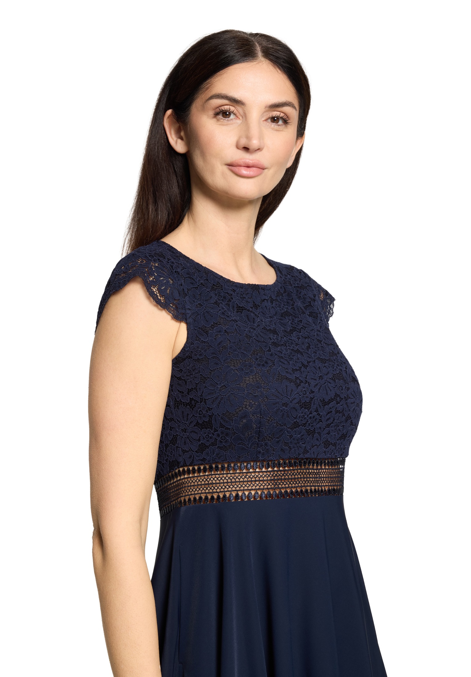 Vera Mont Abendkleid »Damen mit Spitze« Nahttasche Spitze