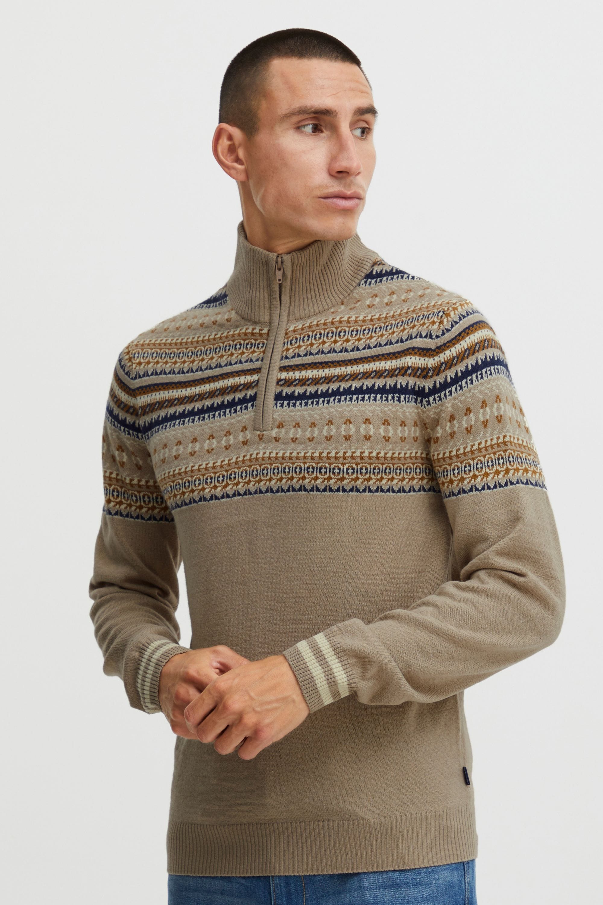Blend Strickpullover "BHGrote", Stilvoller Feinstrick-Troyer günstig online kaufen