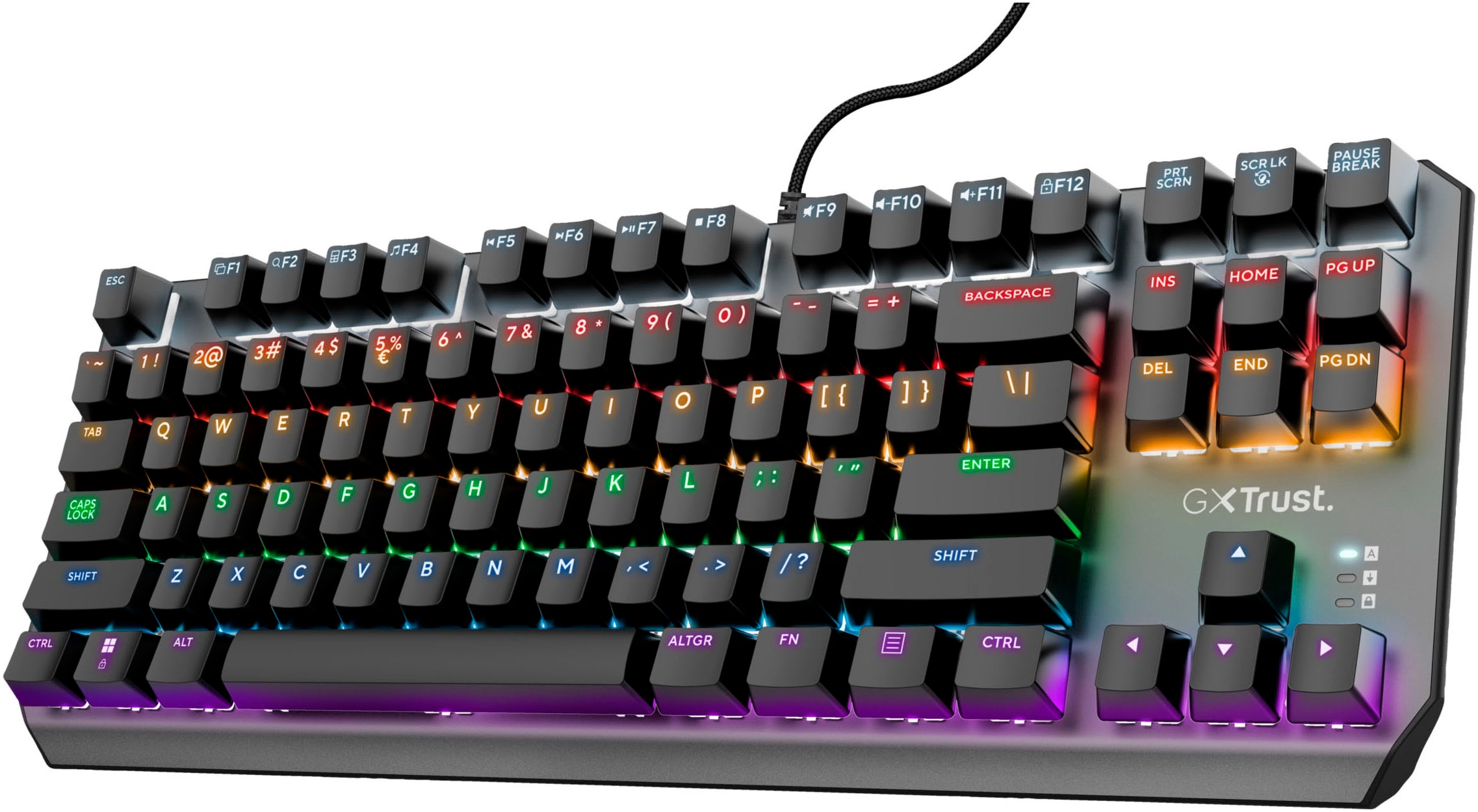 Trust Gaming-Tastatur »GXT 834 Callaz«, (Fn-Tasten-Multimedia-Tasten)