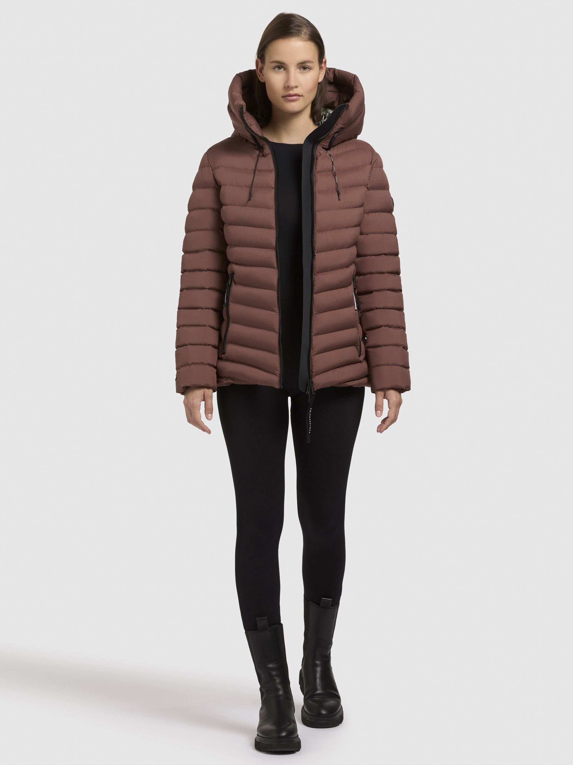 khujo Steppjacke »PACE«, mit Kapuze