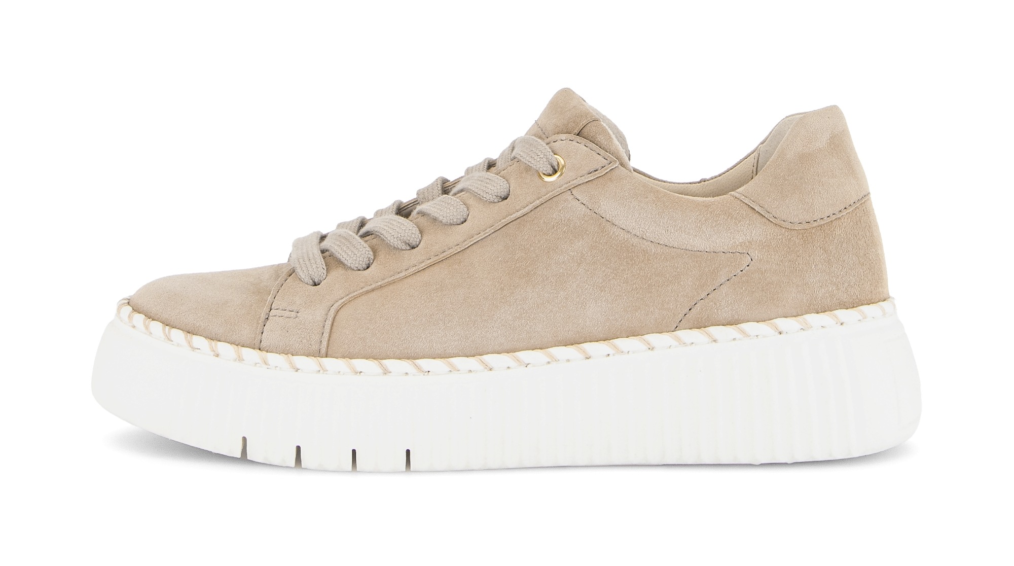 Thumbnail - Gabor Plateausneaker, Freizeitschuh, Halbschuh, Schnürschuh mit Kontrast-Rahmennaht