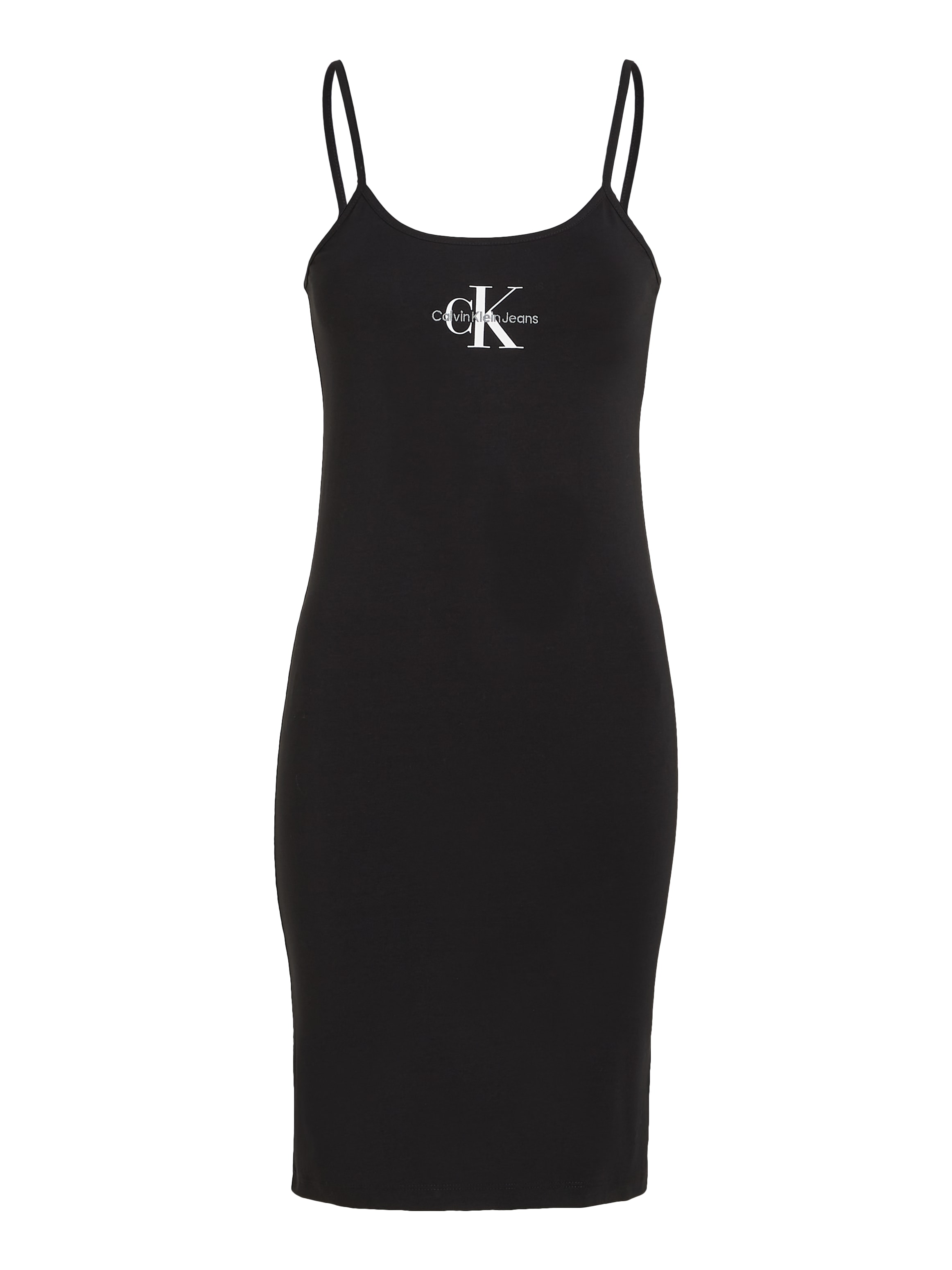 Calvin Klein Jeans Spaghettikleid »MONOLOGO STRAPPY DRESS«, mit Logoschriftzug