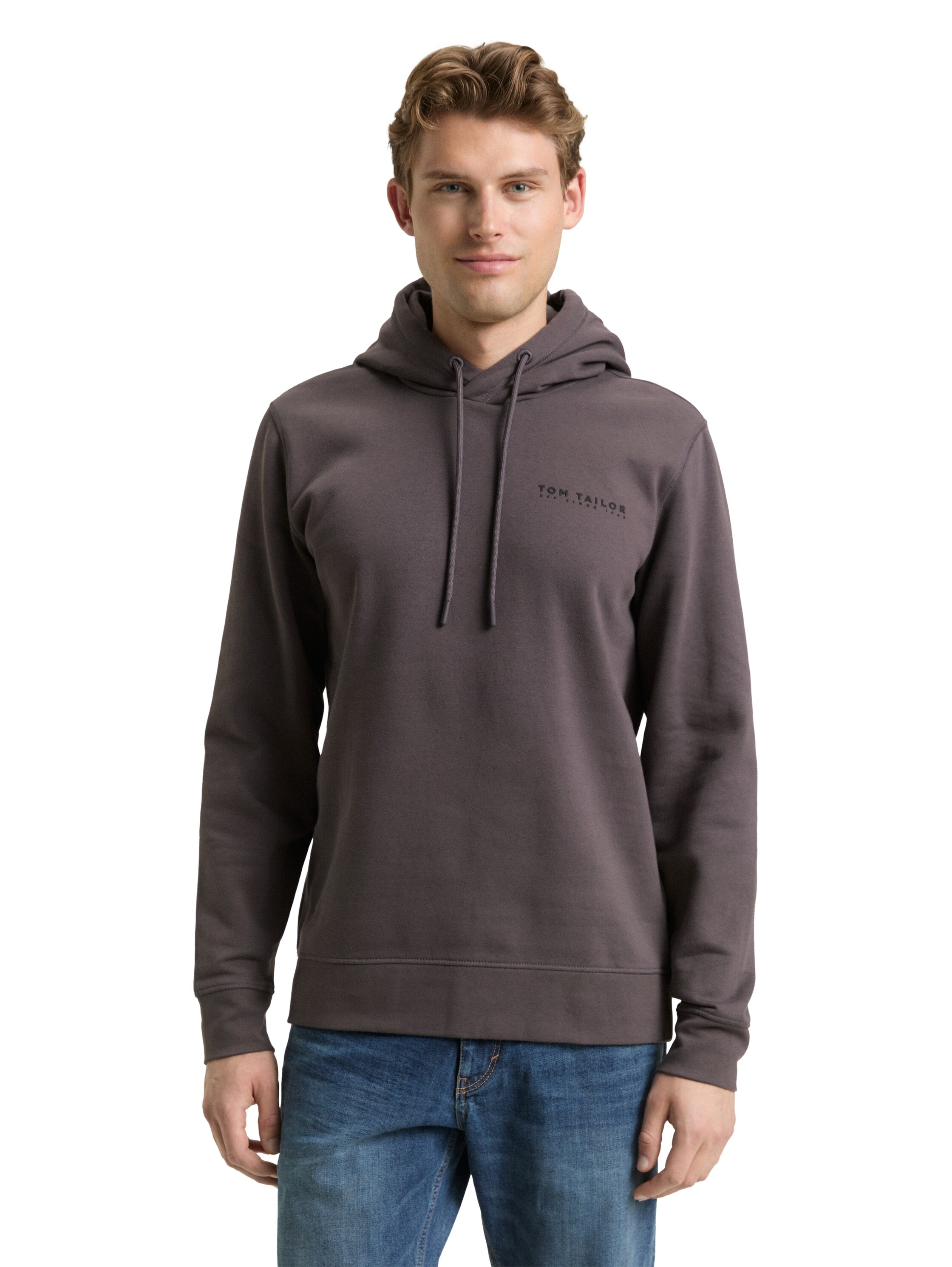 TOM TAILOR Hoodie, mit Logo Stickerei