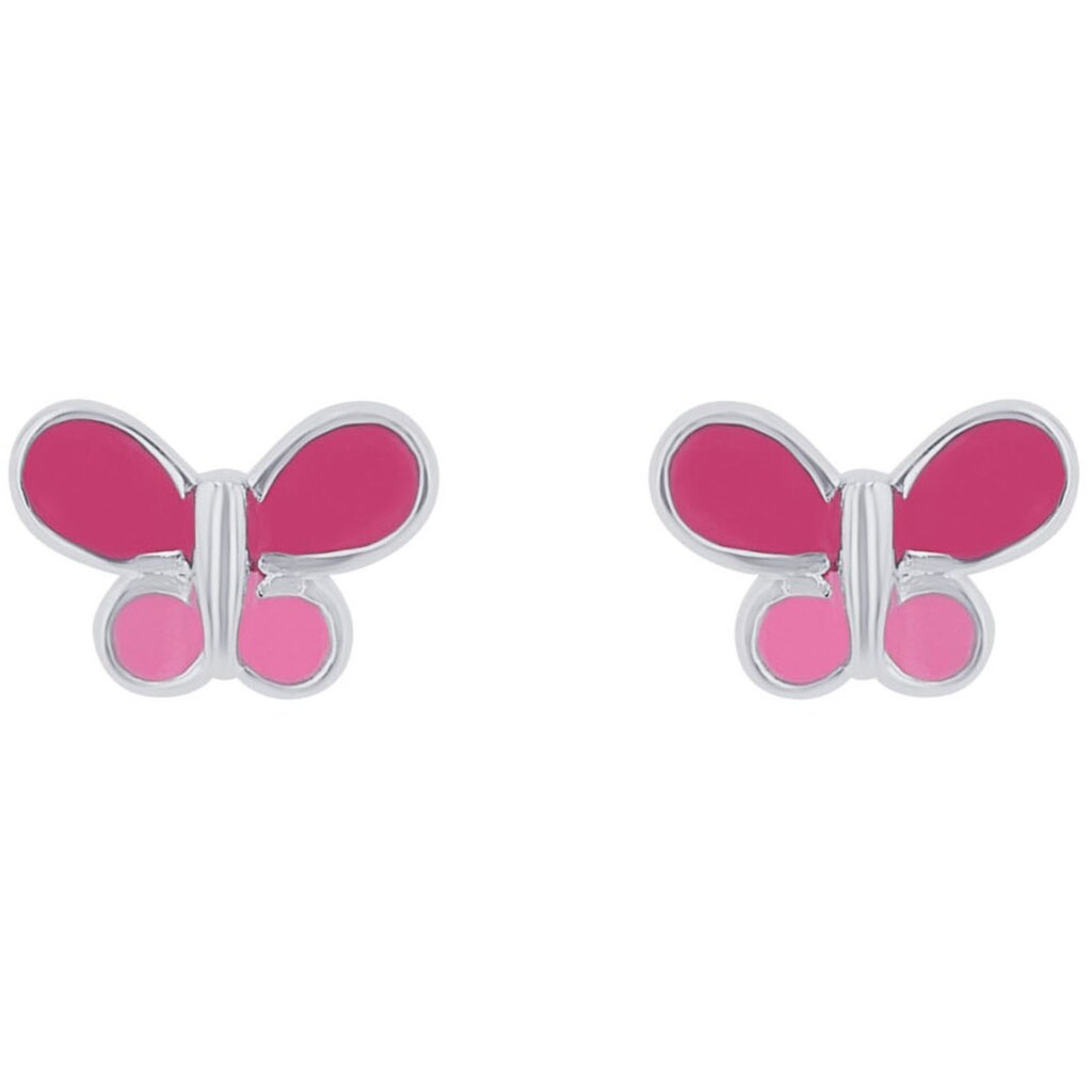 Prinzessin Lillifee Paar Ohrstecker »Schmetterlinge, 2037947«, mit Emaille