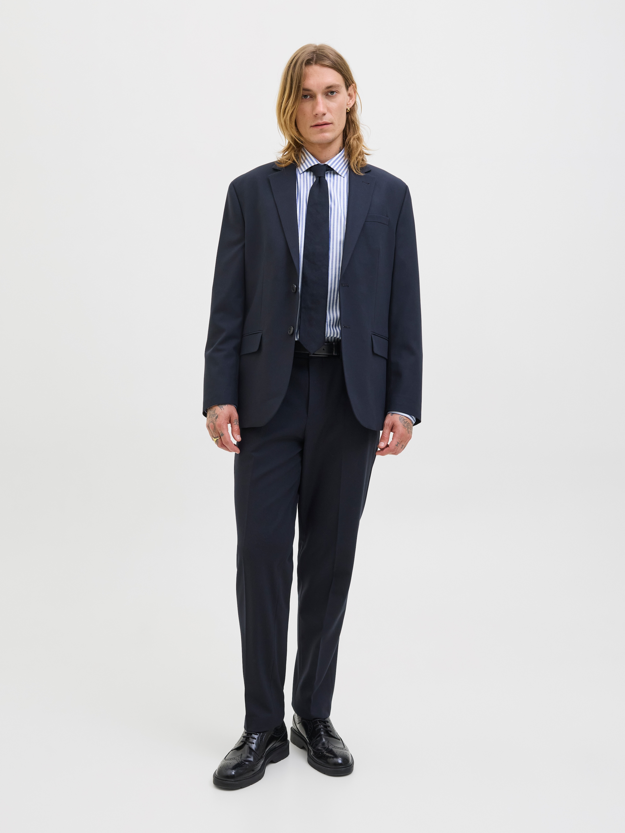 Jack & Jones Langarmhemd »JPRBLAPARKER SHIRT L/S«, mit Hemdkragen