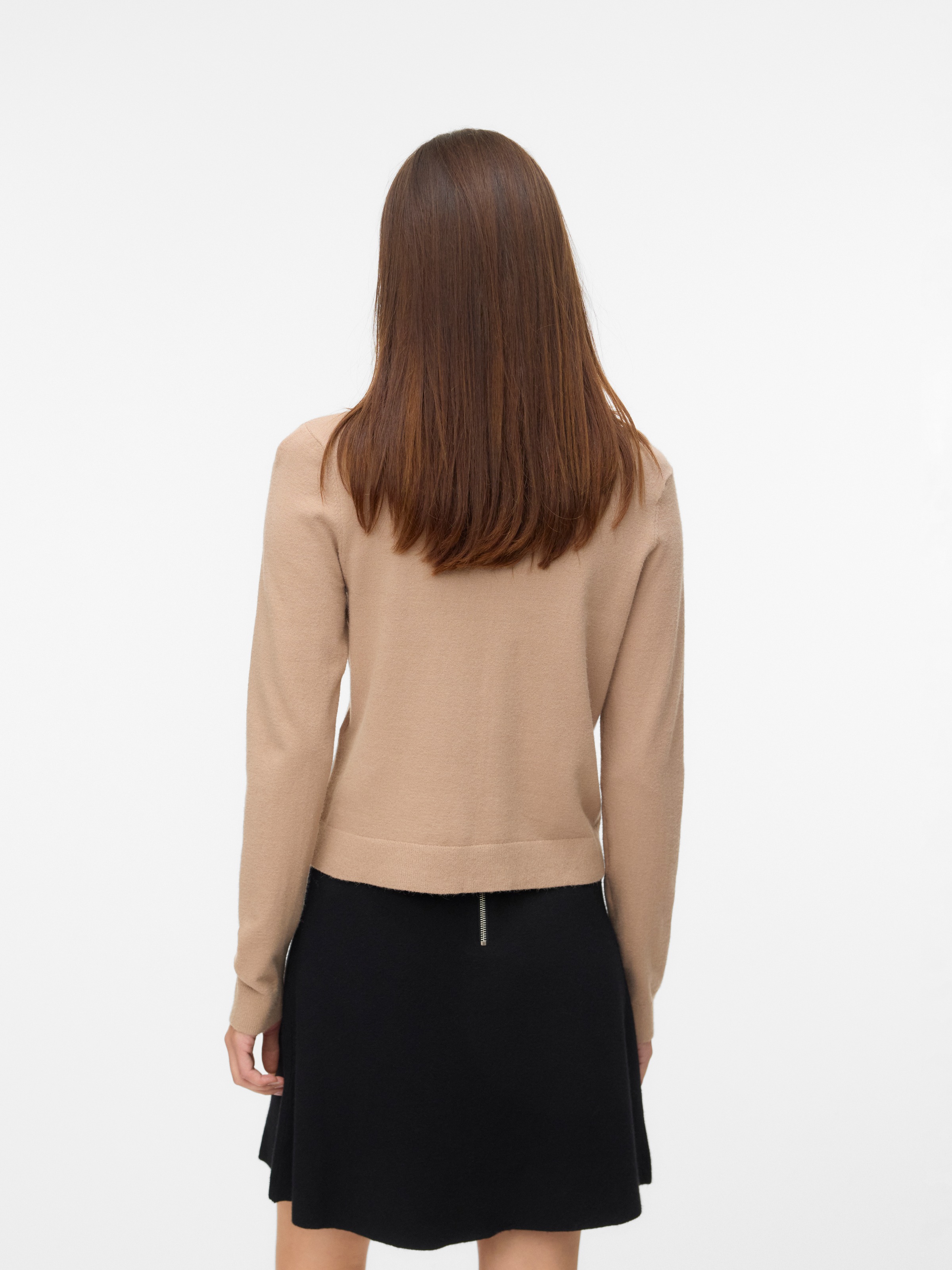 Vero Moda Strickjacke "VMVICKY LS O-NECK BUTTON CARDIGAN NOOS" günstig online kaufen
