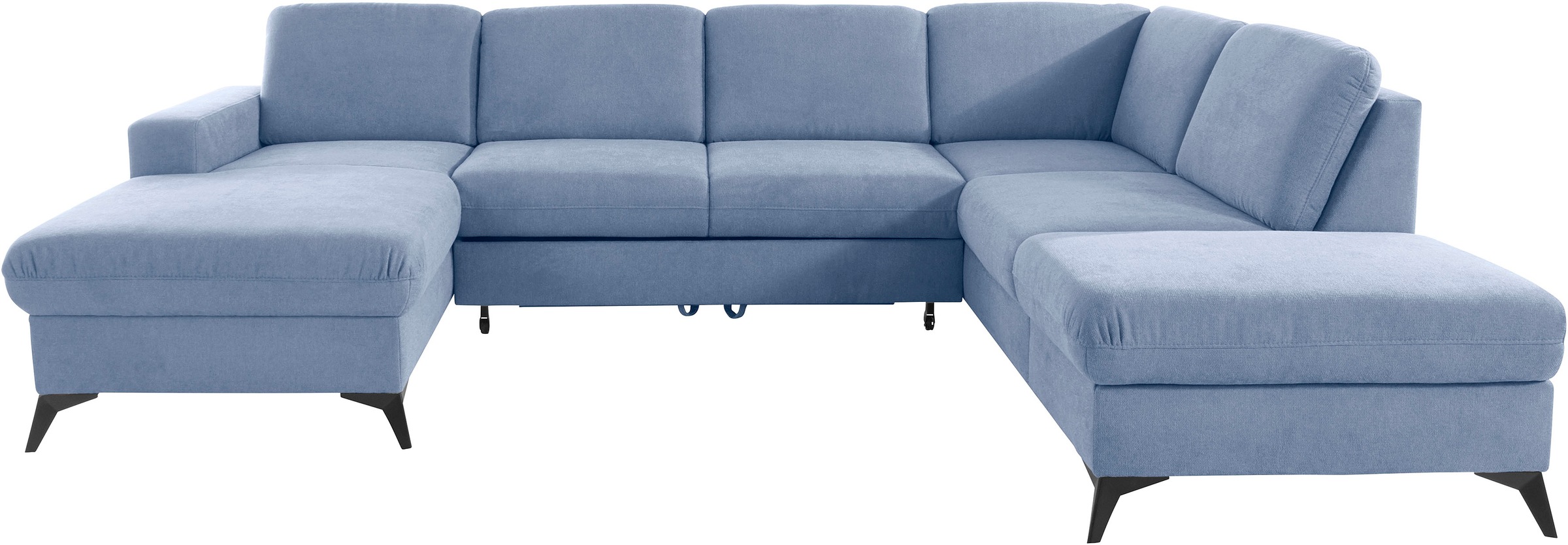 Home affaire Wohnlandschaft "Lolland U-Form" Wahlweise mit Bettfunktion und günstig online kaufen