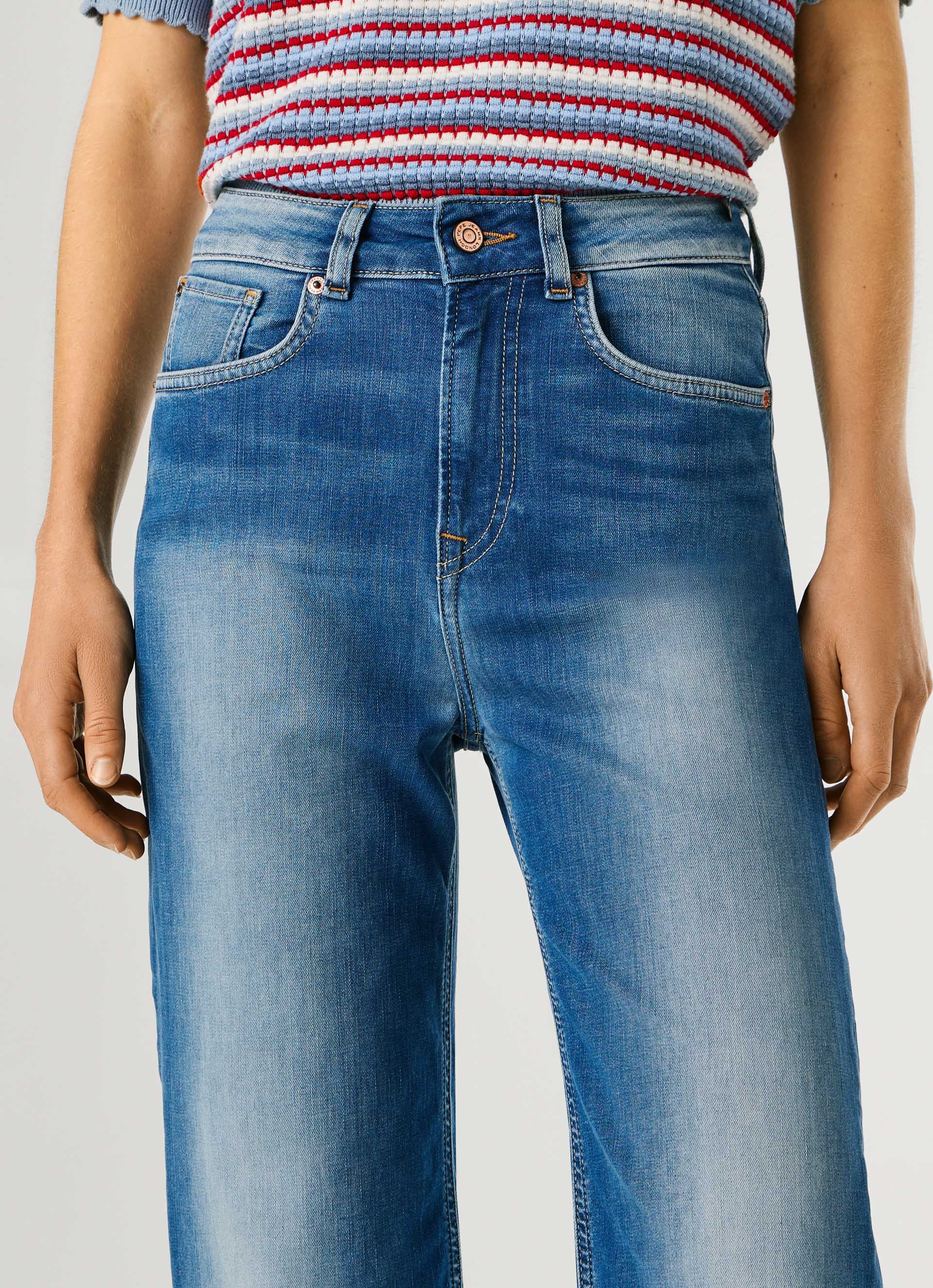 Pepe Jeans Straight-Jeans "UHW – Ultra High Waist" mit hohem Bund günstig online kaufen