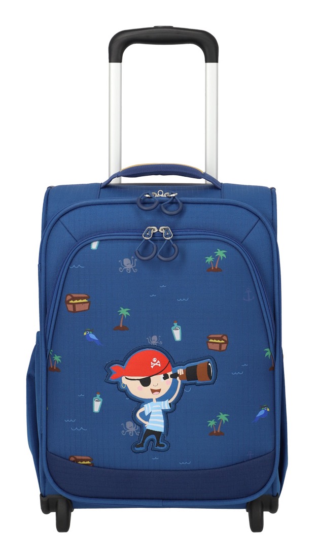 TRAVELITE Kinder Kinderkoffer "MINIMOVER 2w", blau, Polyester, festlich, Koffer, Kindertrolley Aufsteckfunktion