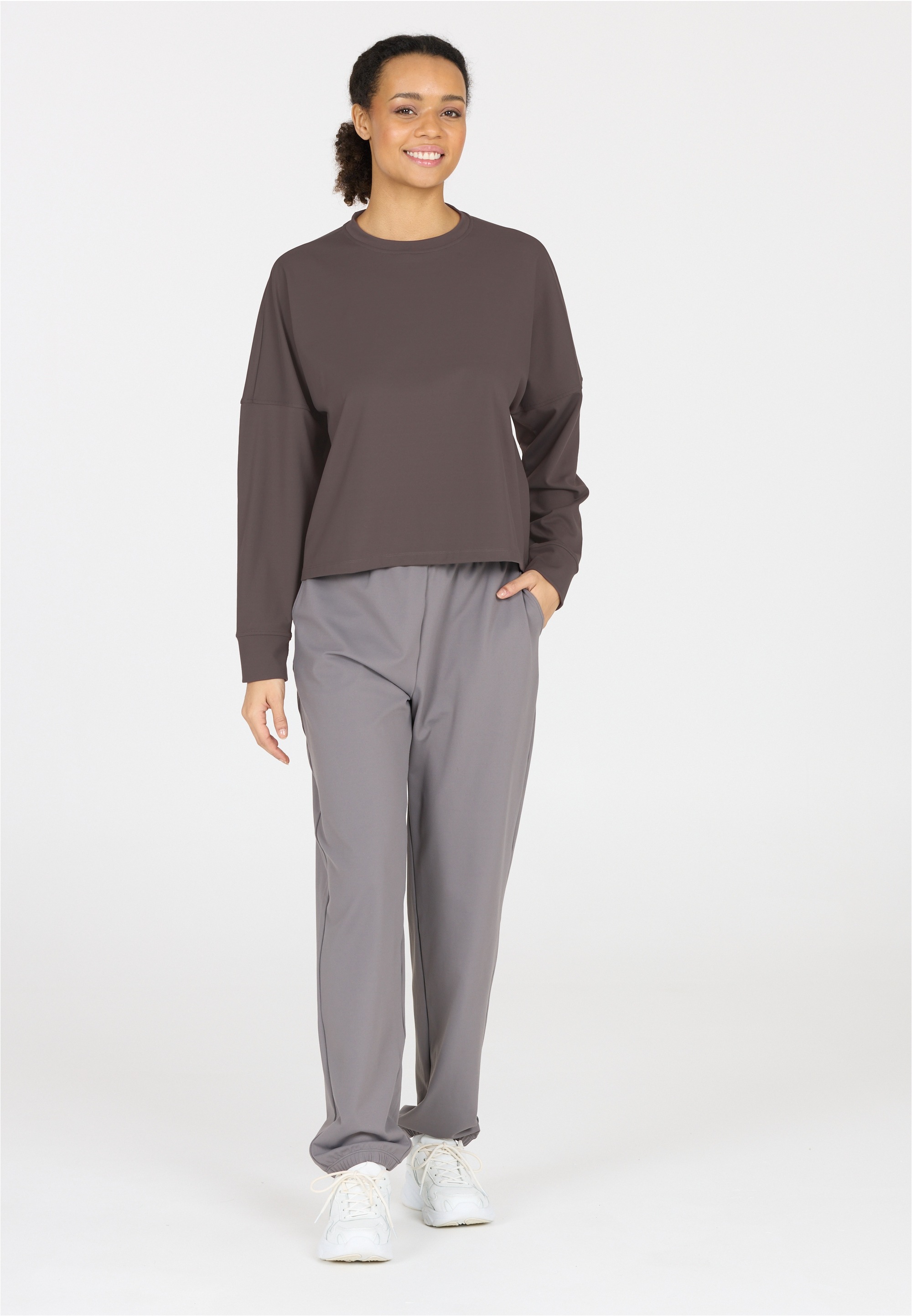 ATHLECIA Sweatshirt »Guyana«, im schlichten und elastischen Design