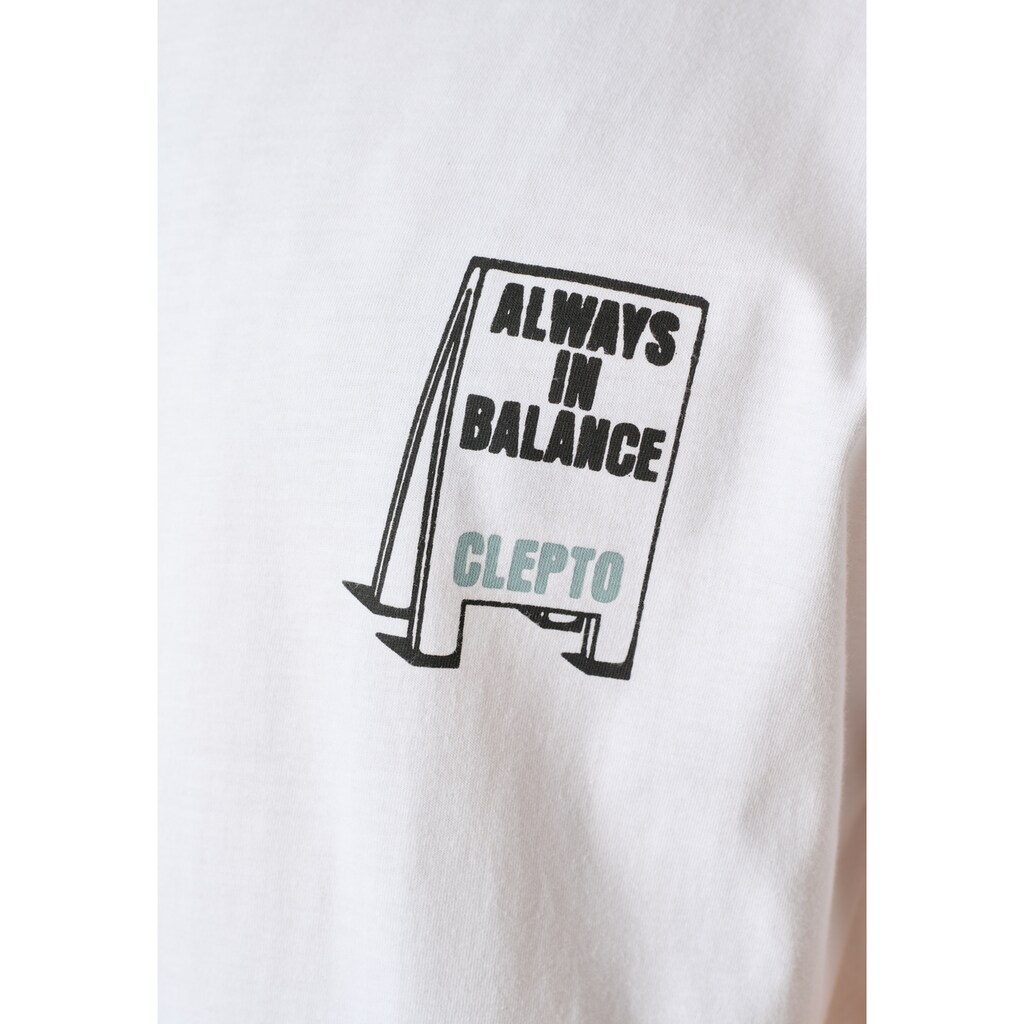 Cleptomanicx T-Shirt »Always in Balance«