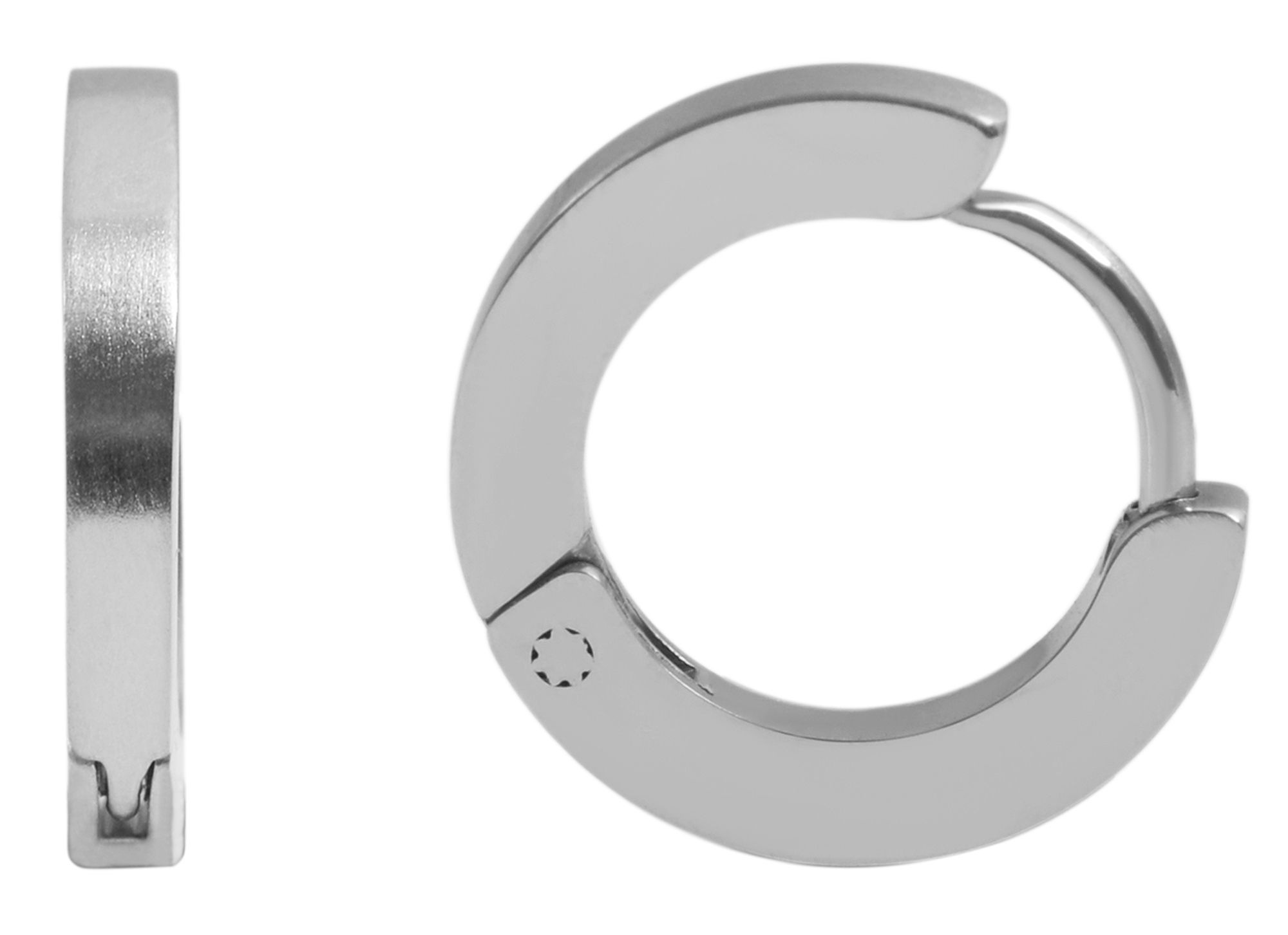 Adelia´s Klappcreolen »Unisex Ohrringe – Klappcreole aus Edelstahl« Eine schöne Geschenkidee für jeden Anlass