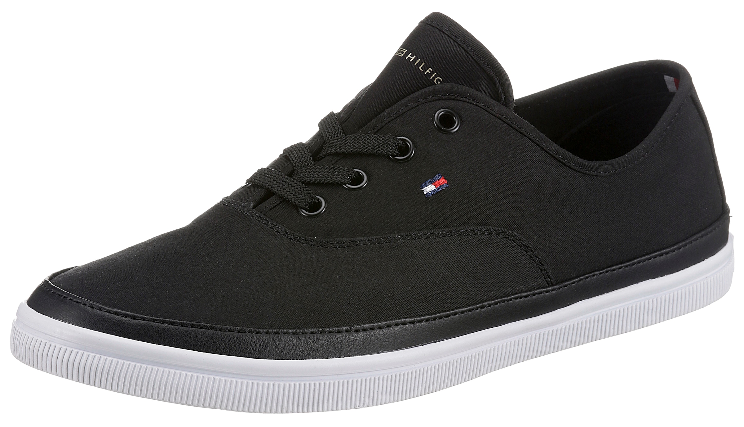 Tommy Hilfiger Sneaker "ESSENTIAL KESHA LACE SNEAKER", gestickter Logoflagg günstig online kaufen