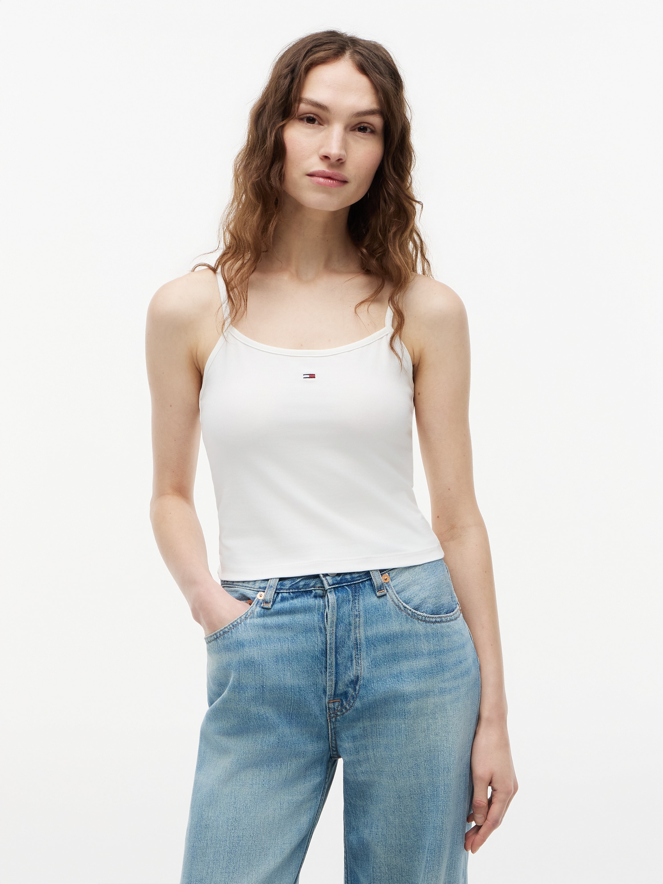 Tommy Jeans Tanktop "TJW 2PACK ESSENTIAL STRAP TOP" Packung, 2er-Pack, 2 tl günstig online kaufen