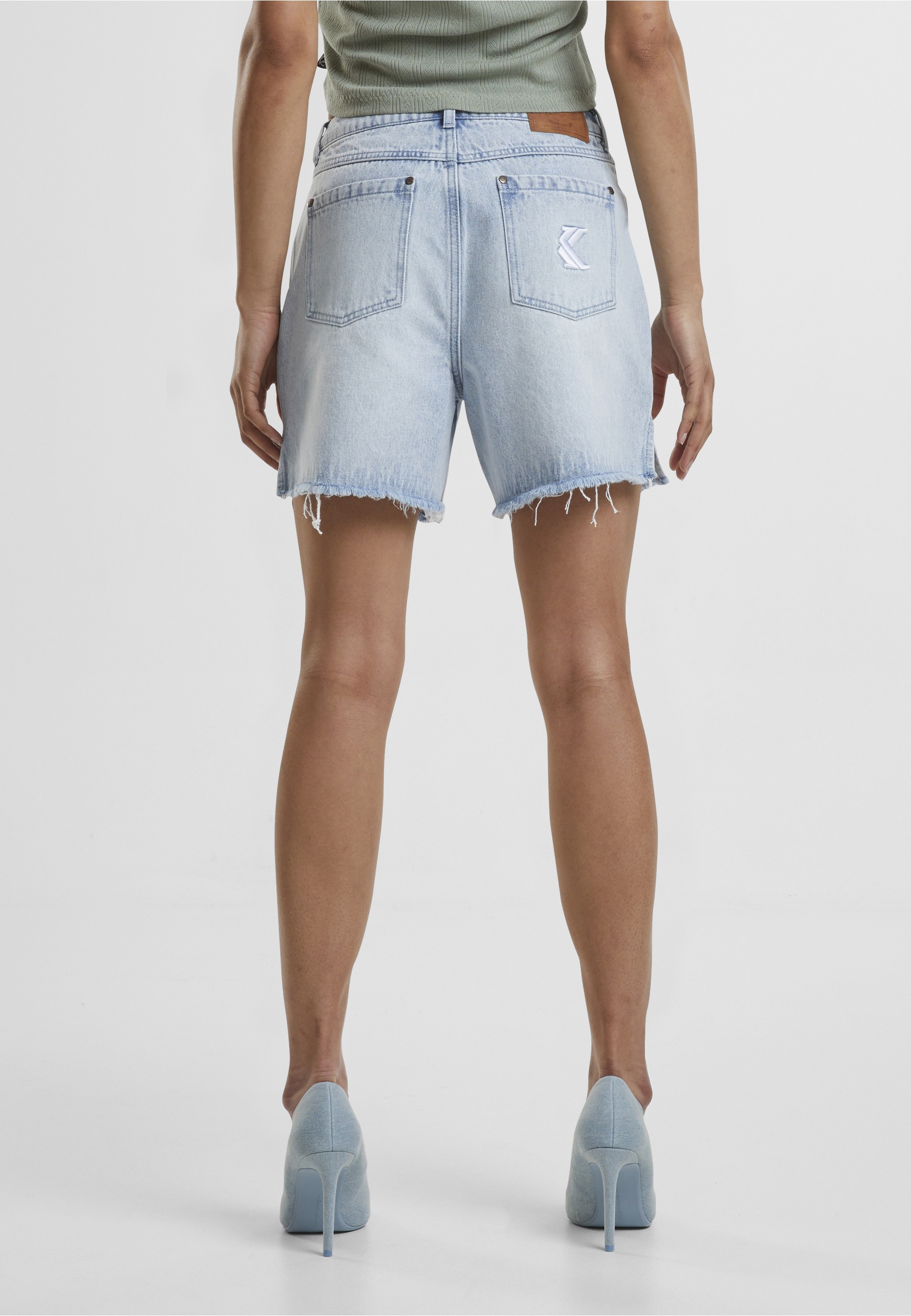 Karl Kani Shorts »Karl Kani Damen Karl Kani OG Slit Denim Shorts«