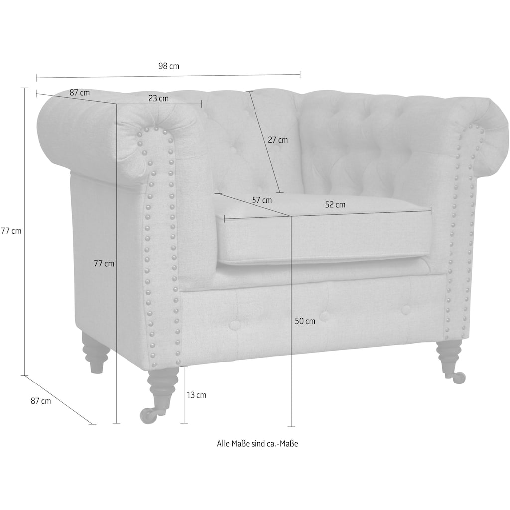 Home affaire Chesterfield-Sessel »Aarburg«