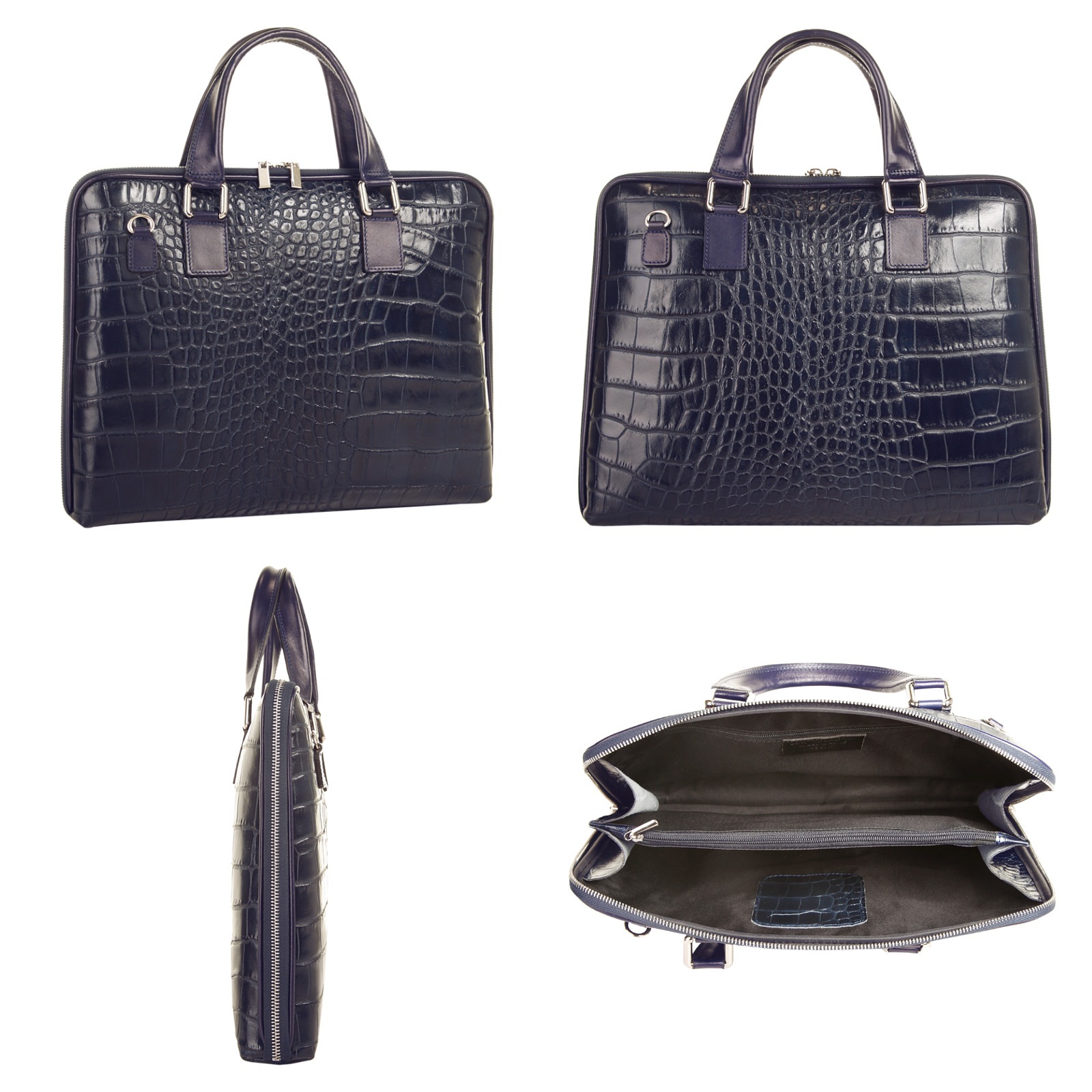 Samantha Look Aktentasche echt Leder, Made in Italy günstig online kaufen