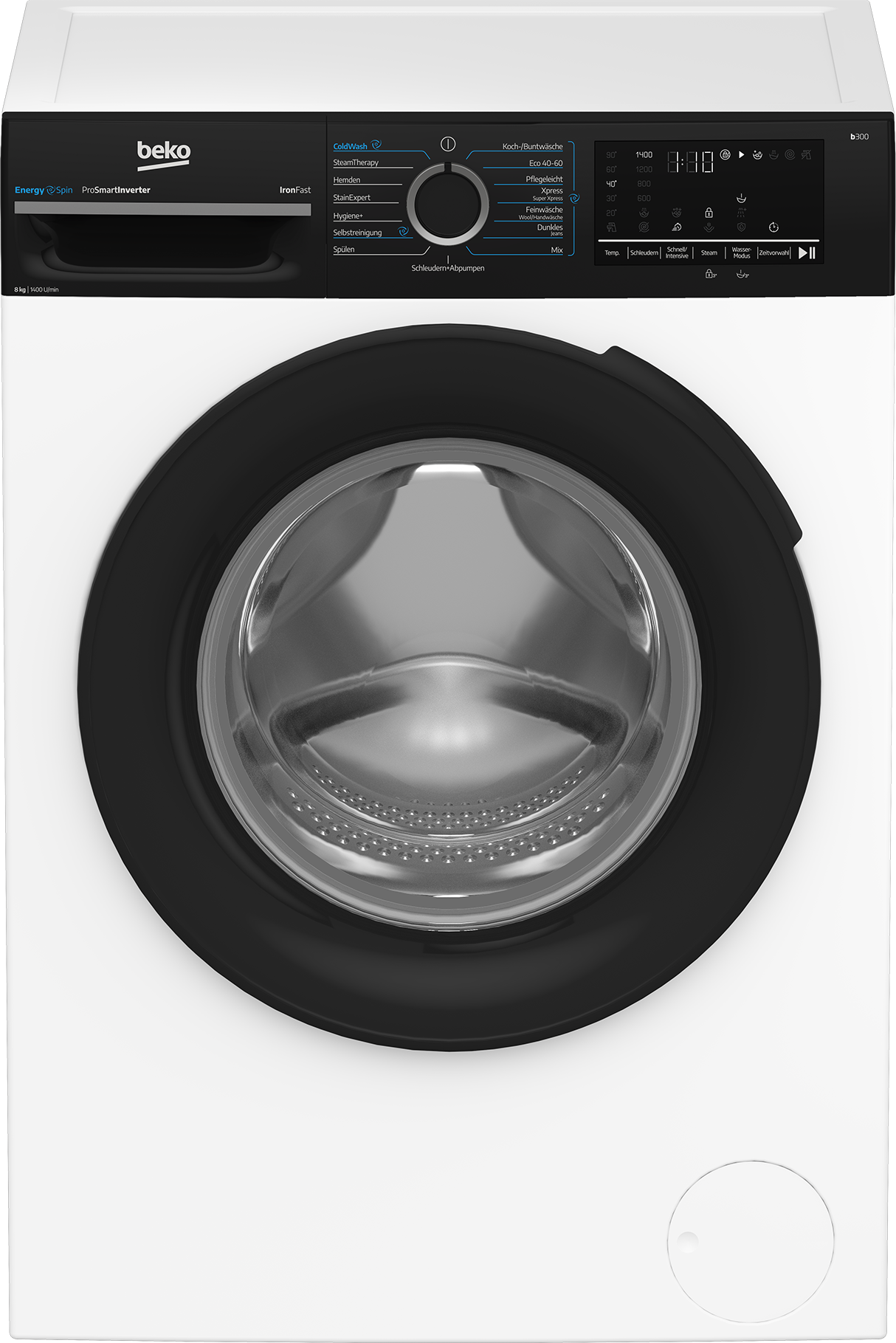 BEKO Waschmaschine »BM3WFU4841W« 8 kg 1400 U/min EnergySpin – optimierte Waschbewegungen für gründliche Reinigung.