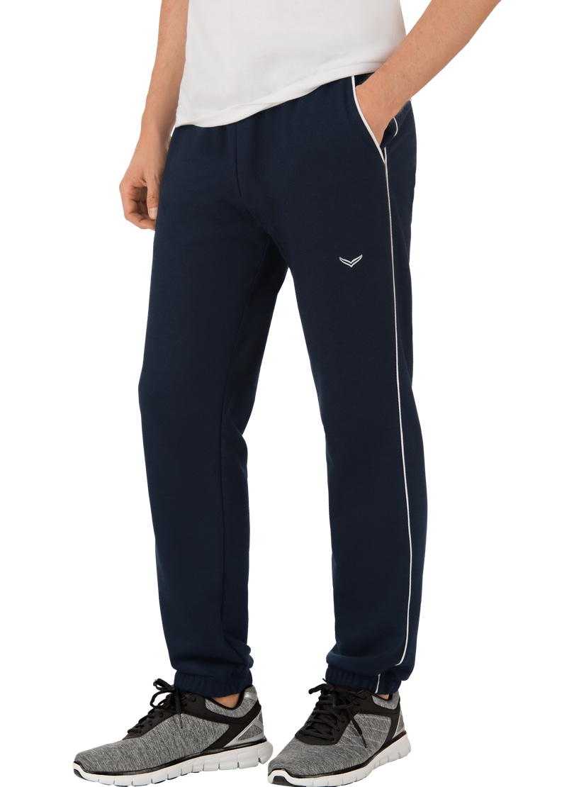 Trigema Sweathose »TRIGEMA Jogginghose mit Paspel«, (1 tlg.)