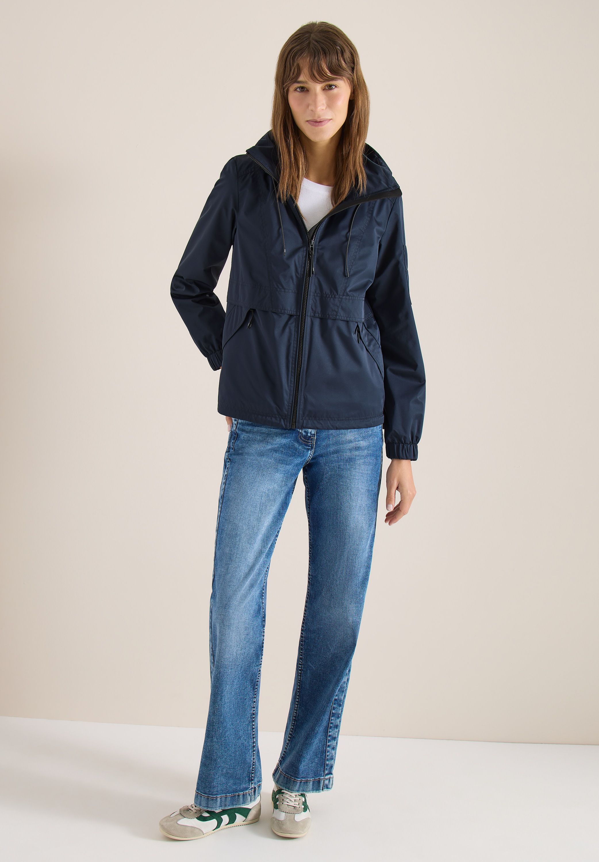 Thumbnail - Cecil Windbreaker ohne Kapuze mit Stehkragen