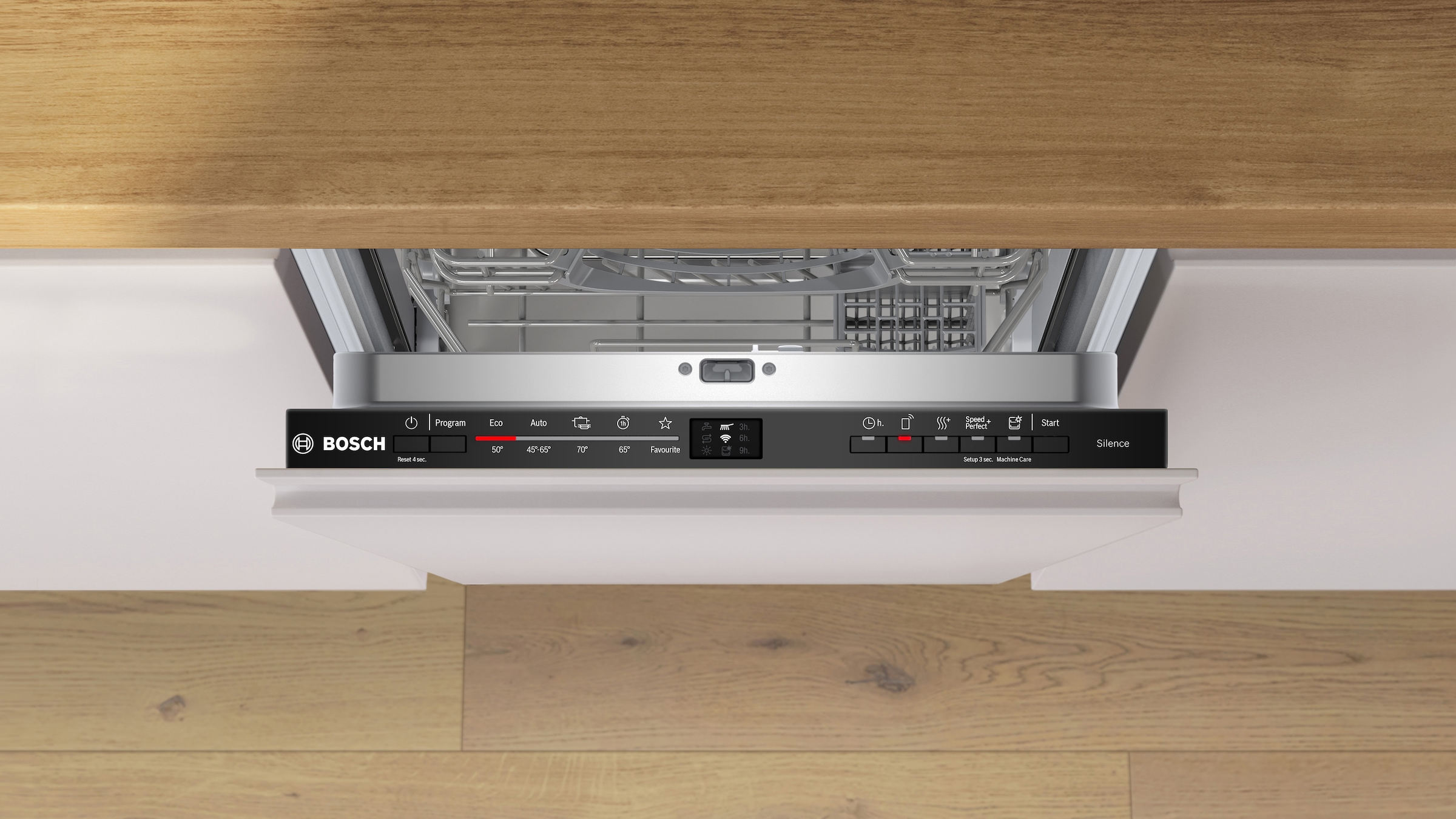 BOSCH vollintegrierbarer Geschirrspüler Serie 2 »SPV2HKX02E« 10 tlg. Maßgedecke