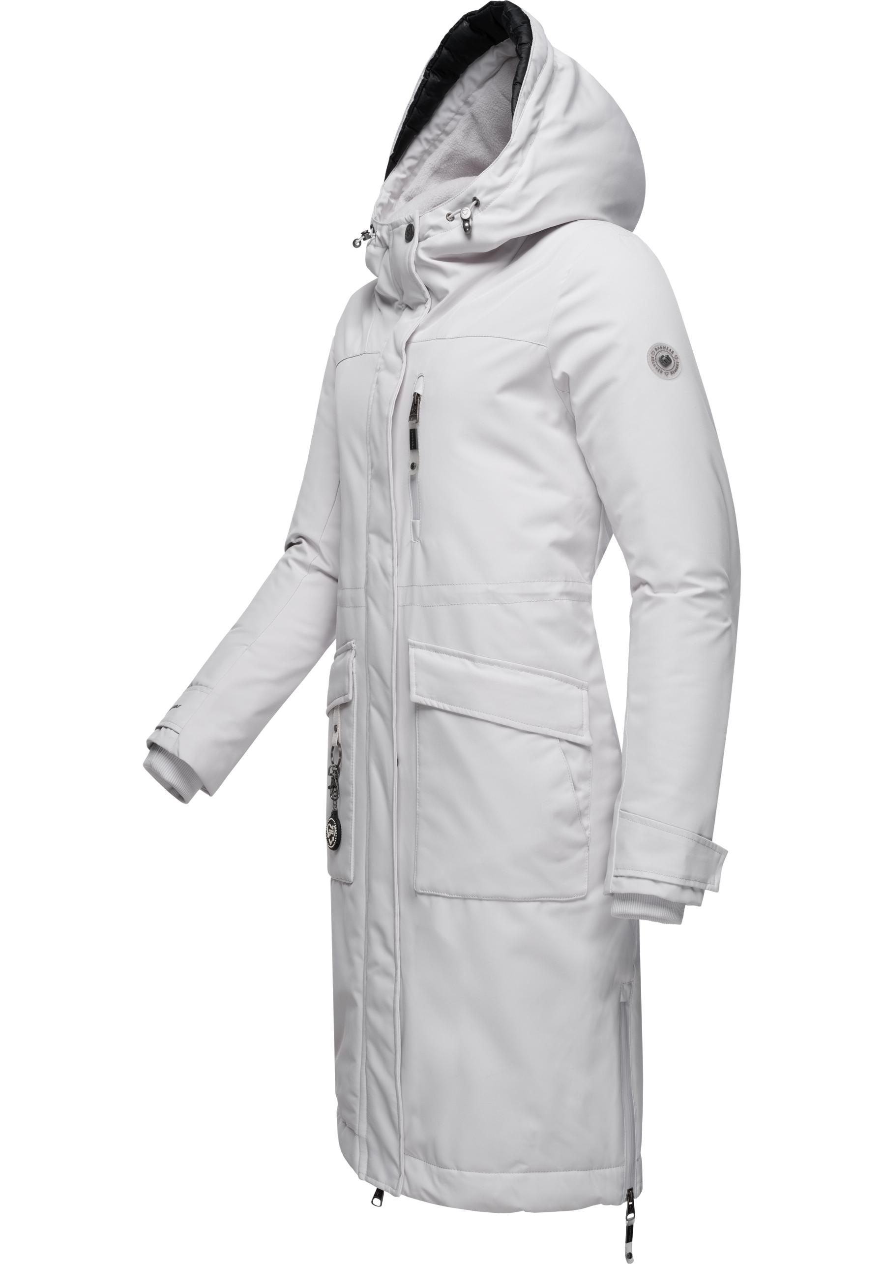 Ragwear Wintermantel "Refutura Remake", Langer wasserdichter Mantel mit Kap günstig online kaufen