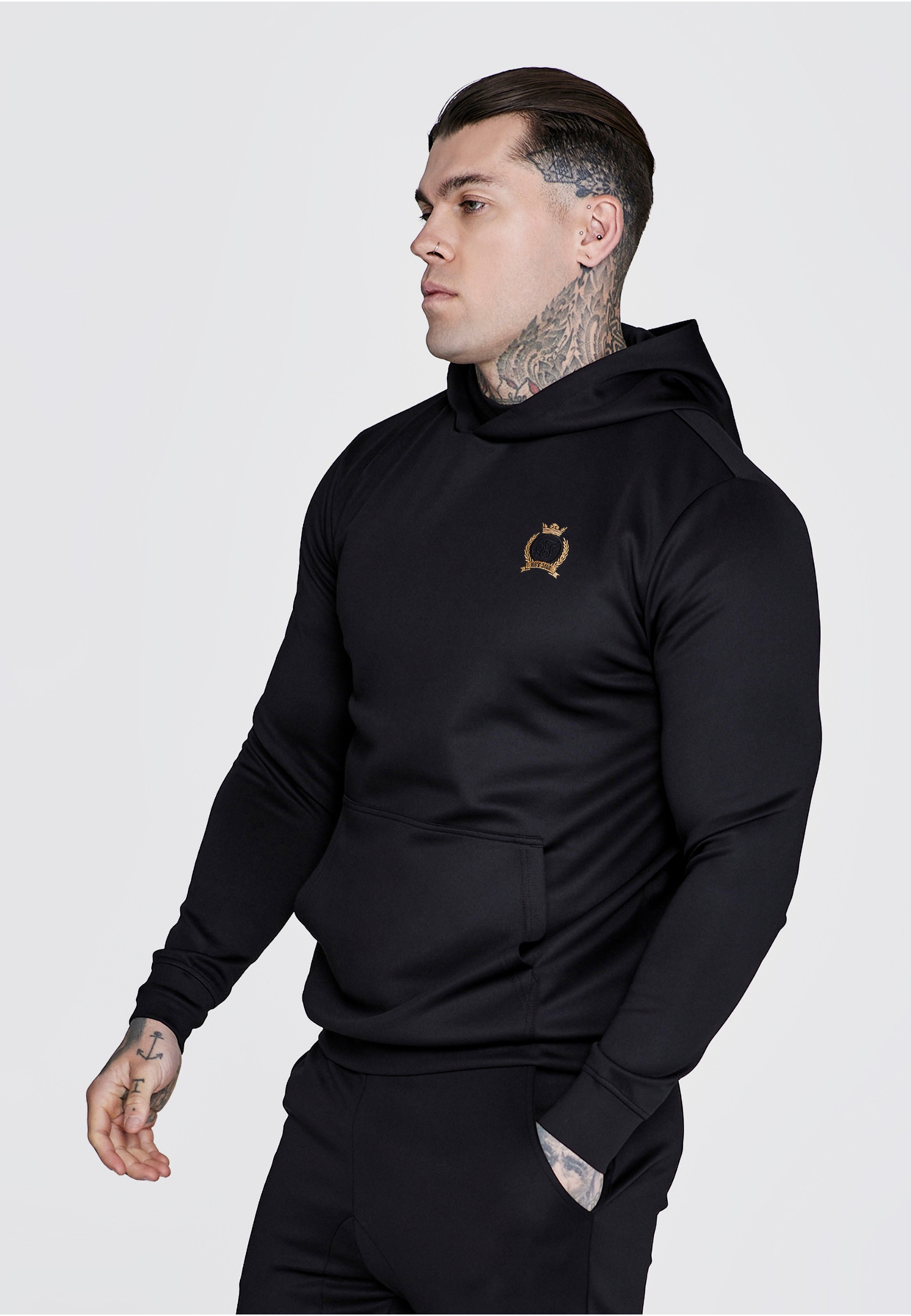 Siksilk Rundhalspullover »SikSilk Essentials Poly Hoodie« 1
