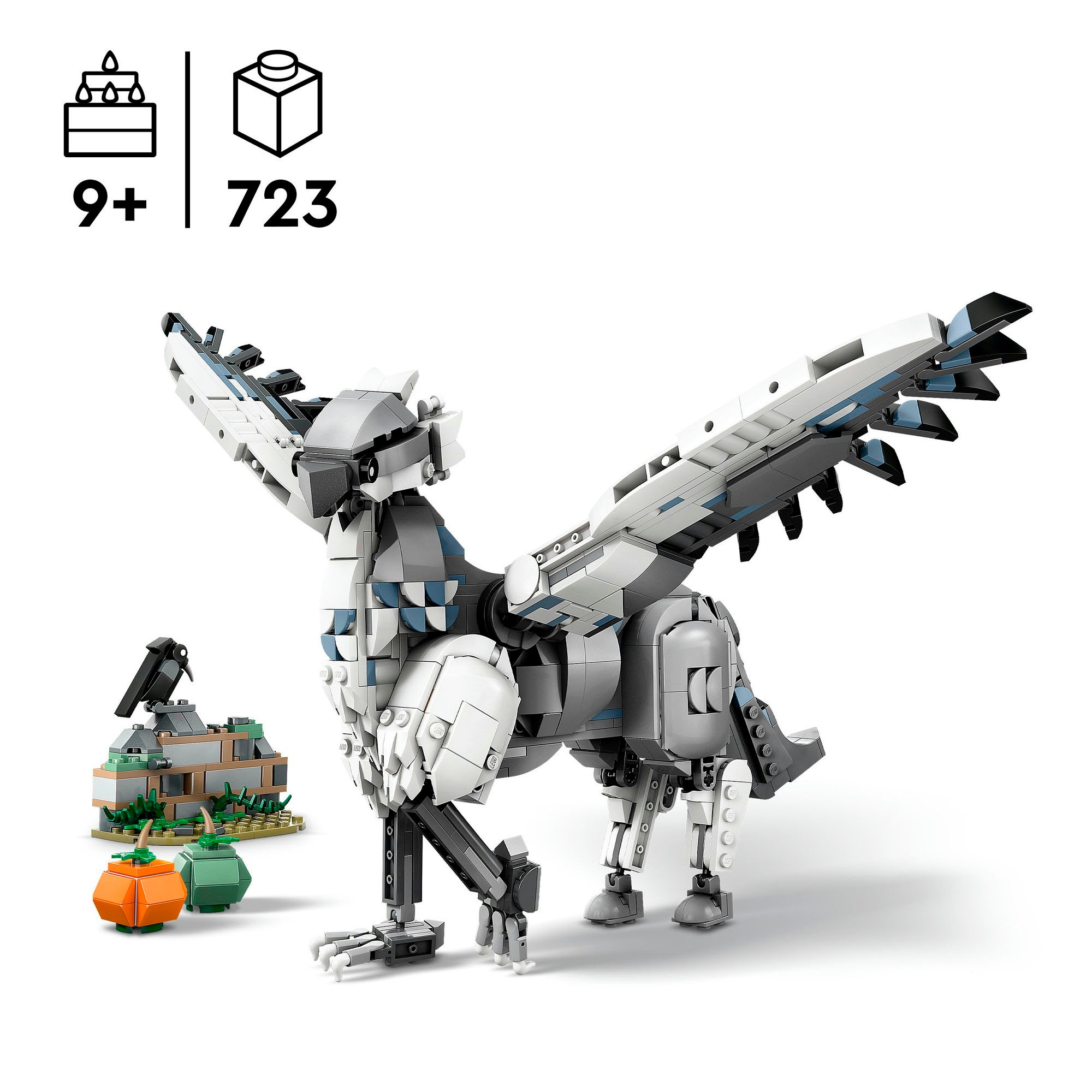 LEGO® Konstruktionsspielsteine »Hippogreif Seidenschnabel (76427), LEGO Harry Potter™«, (723 St.), Made in Europe