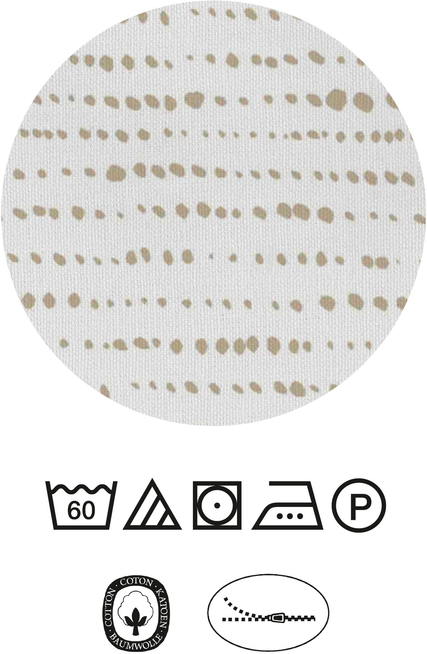 HECHTER PARIS Wendebettwäsche »0041307«, hautsympathisch, 100% Baumwolle, Reißverschluss, ganzjährig, LOGO