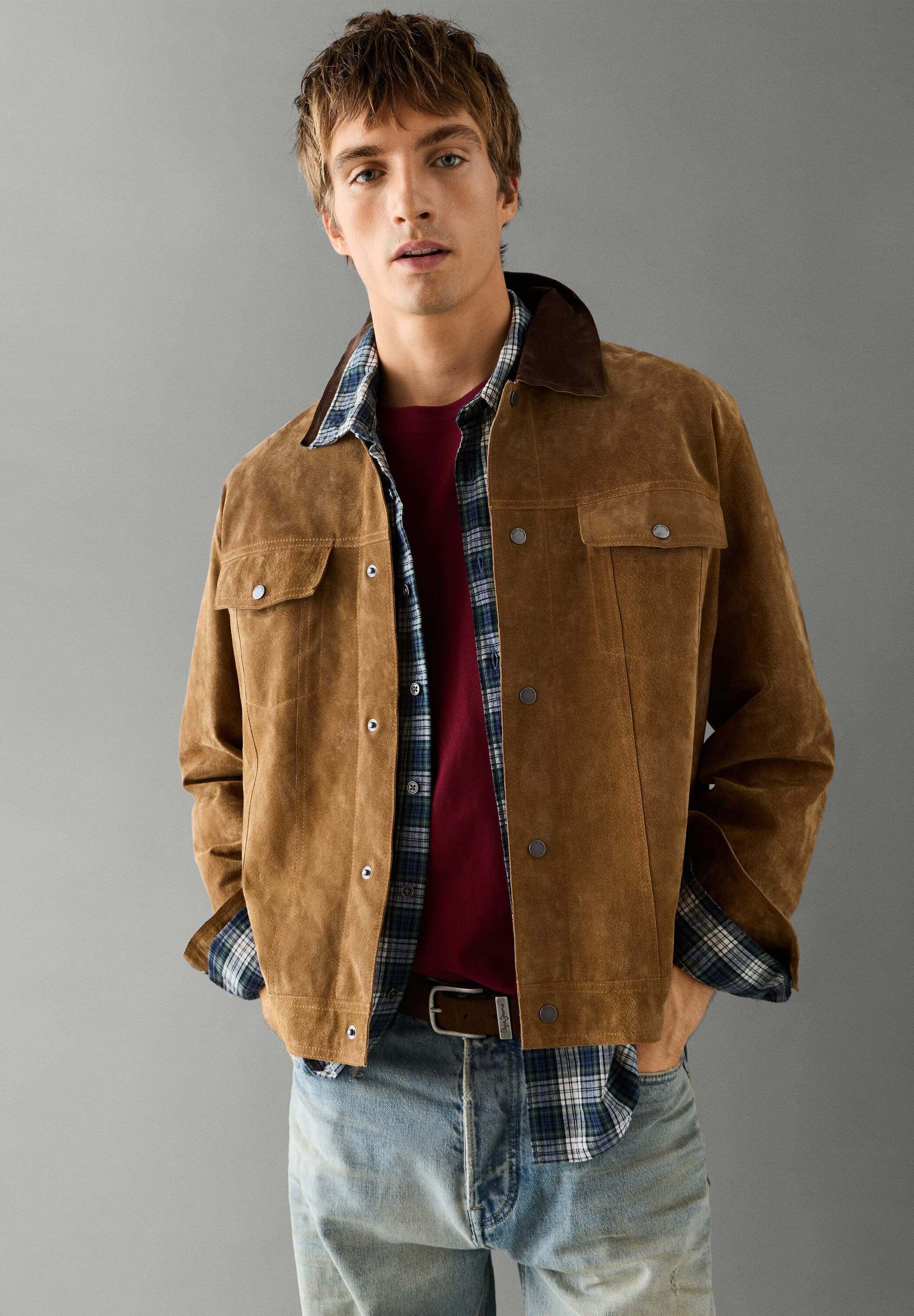 Pepe Jeans Lederjacke "leather jacket BLENHEIM"