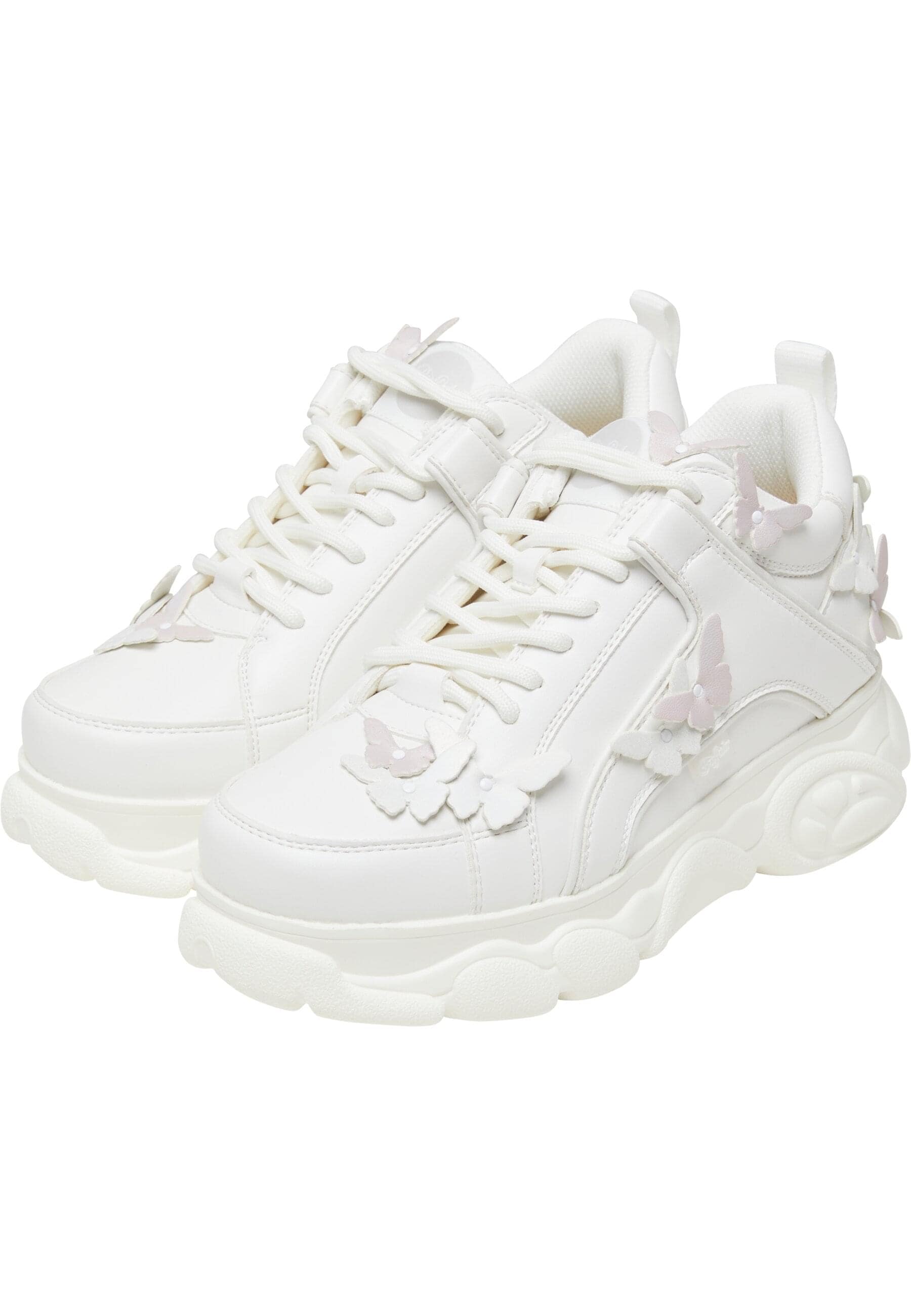 BUFFALO Damen Trainingsschuh "Buffalo CLD BUTTERFLY", Gr. 41pearl weiß, Polyurethan, unifarben, Schuhe