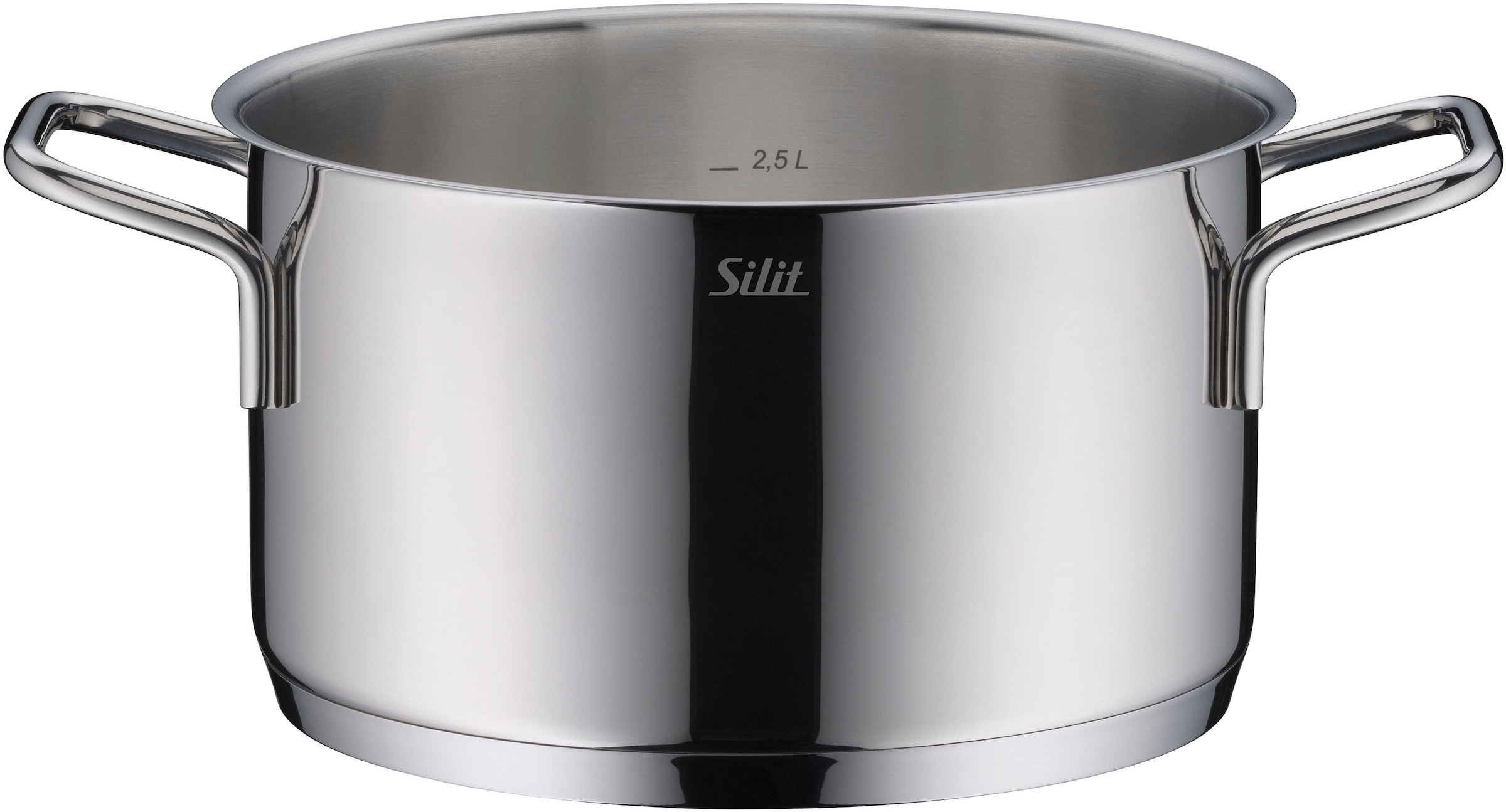 Silit Topf-Set »Extra Cook«, Edelstahl 18/10, (Set, 7 tlg., 4-teiliges Kochgeschirr-Set), SiliTherm Universalboden, induktionsgeeignet, spülmaschinengeeignet