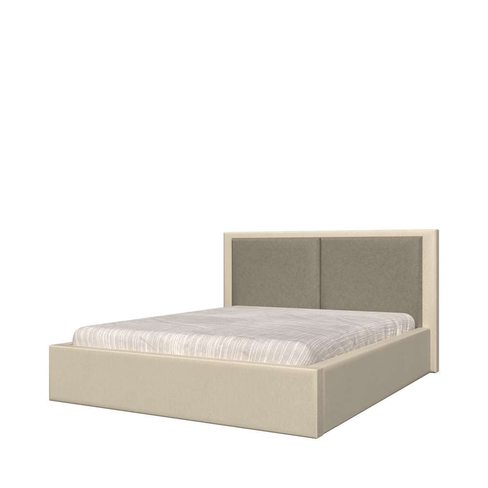 OTTO home Bettgestell "Opera, 160 oder 180 x 200 cm Liegefläche" mit Lattenrost, Bettkasten, Gasdruckfeder, gepolstertes Kopfteil