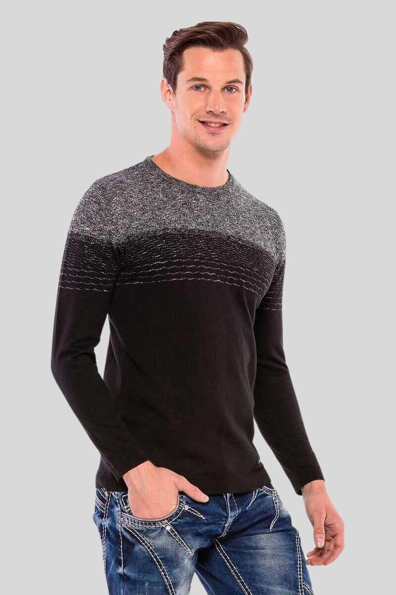 Cipo & Baxx Rundhalspullover »Pullover«, (1 tlg.), mit Farbverlauf