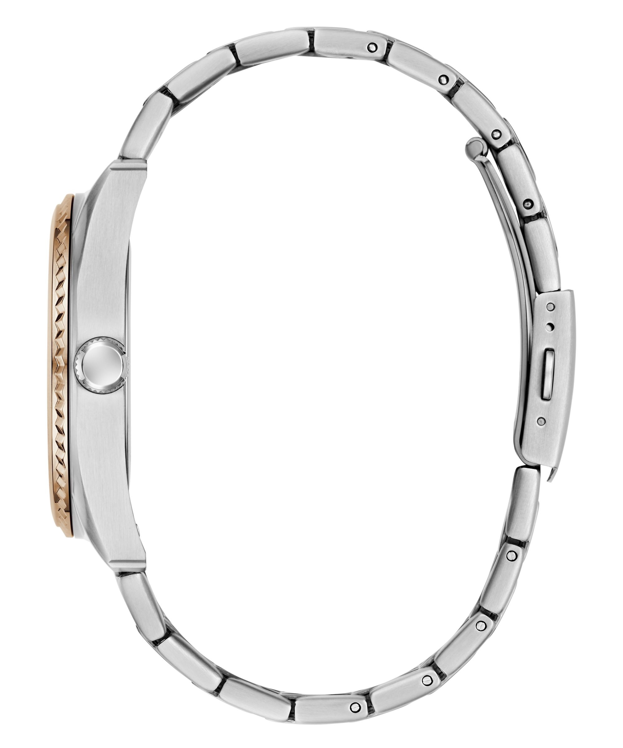 Guess Multifunktionsuhr »CAMDEN« Quarzuhr, Armbanduhr, Herrenuhr, Edelstahlarmband, analog, Wochentag